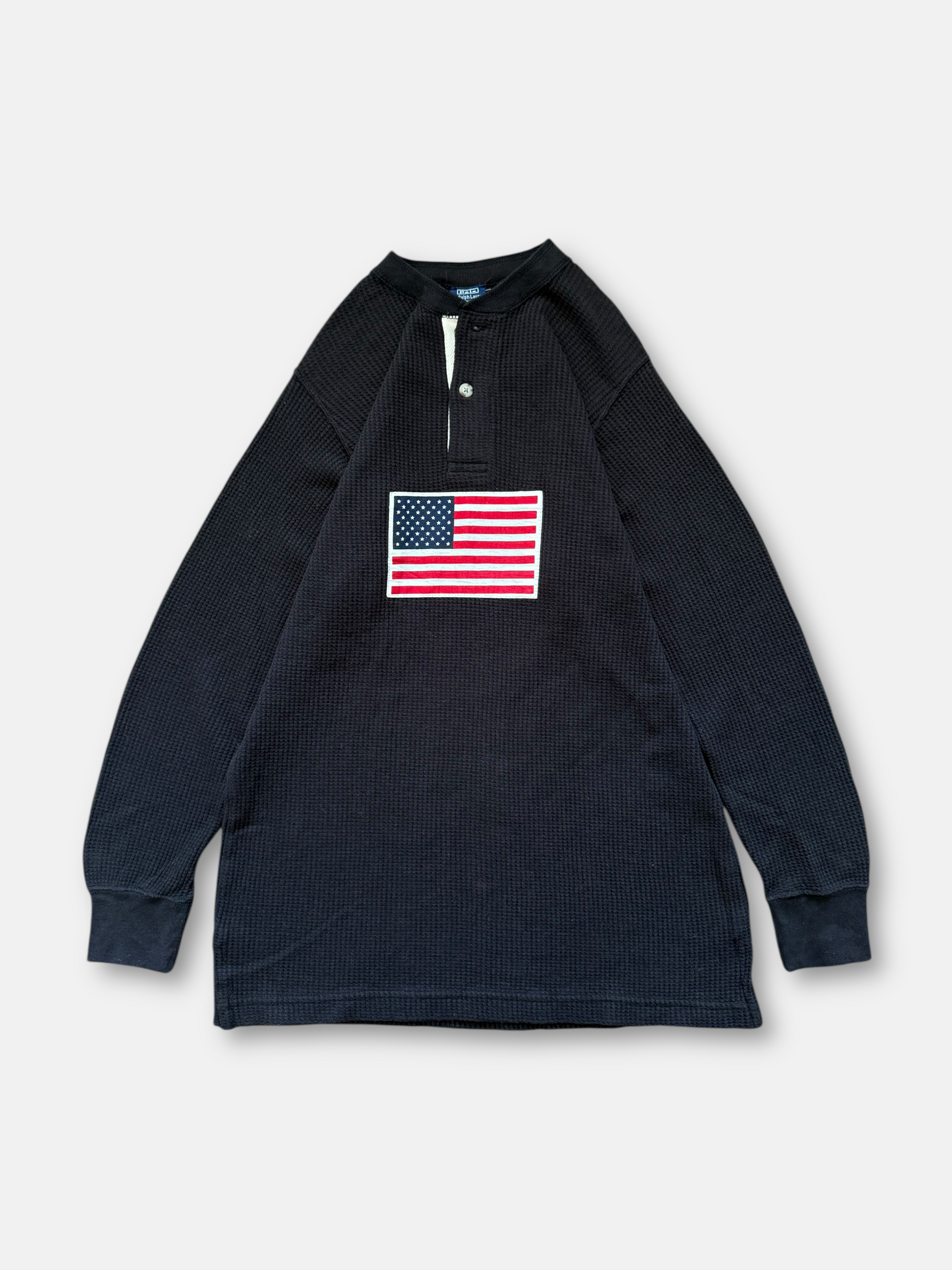 90s Polo Ralph Lauren USA Thermal Knit (M)