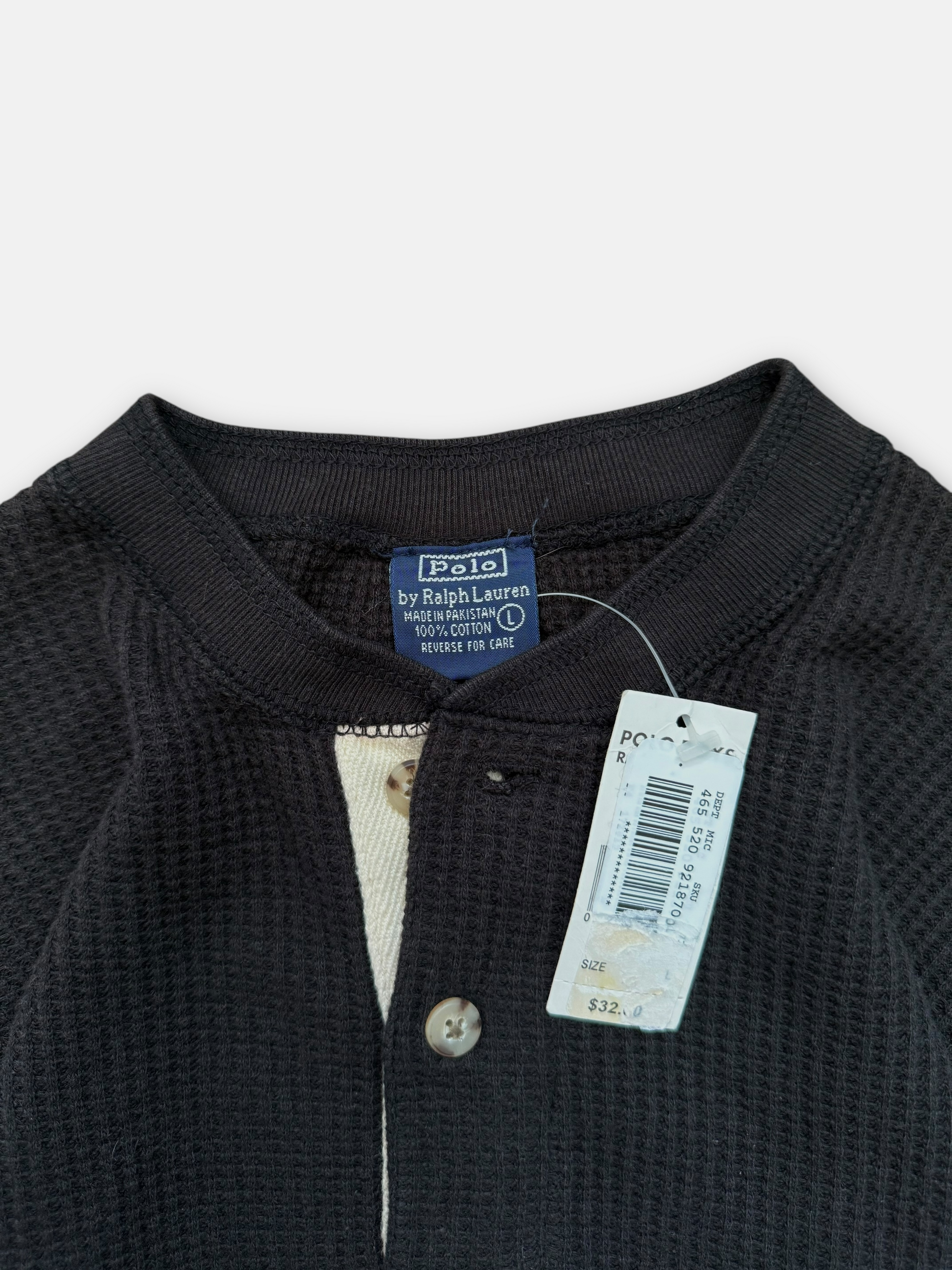 90s Polo Ralph Lauren USA Thermal Knit (M)