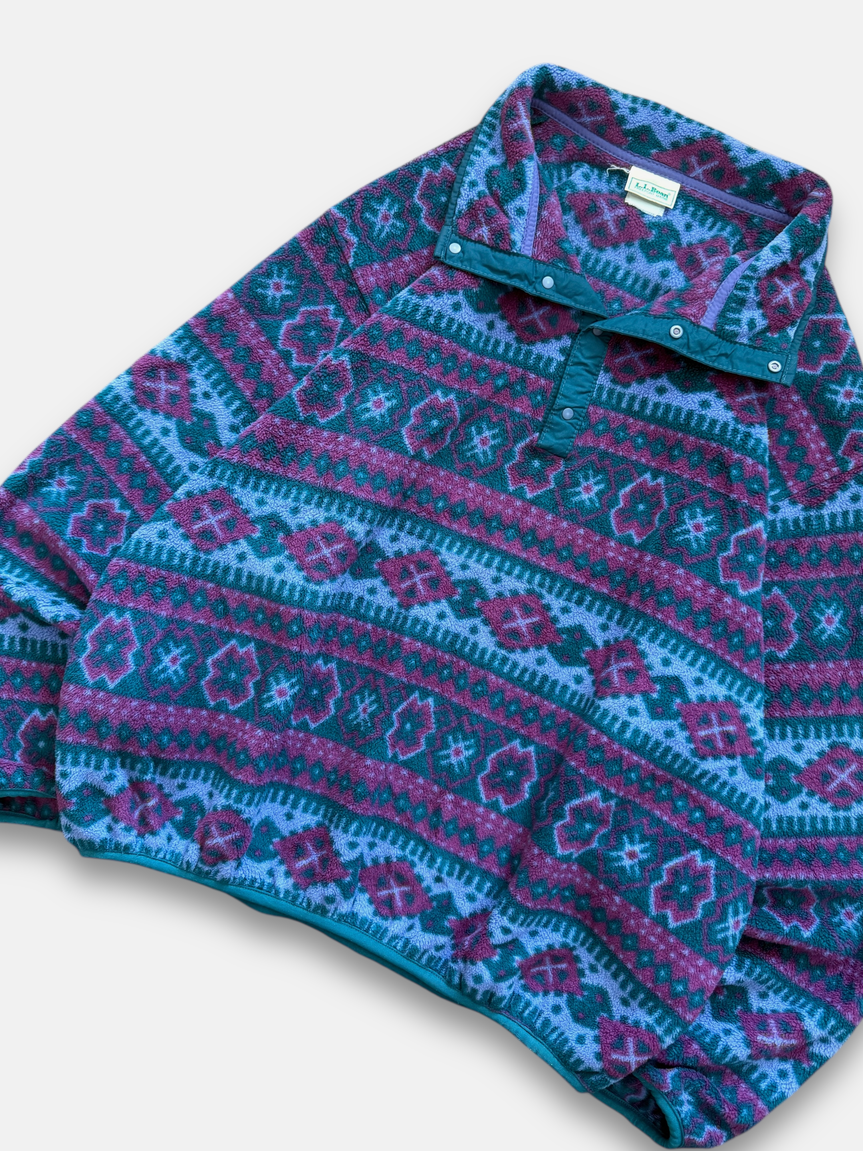 90s LL Bean Snap Fleece (L)