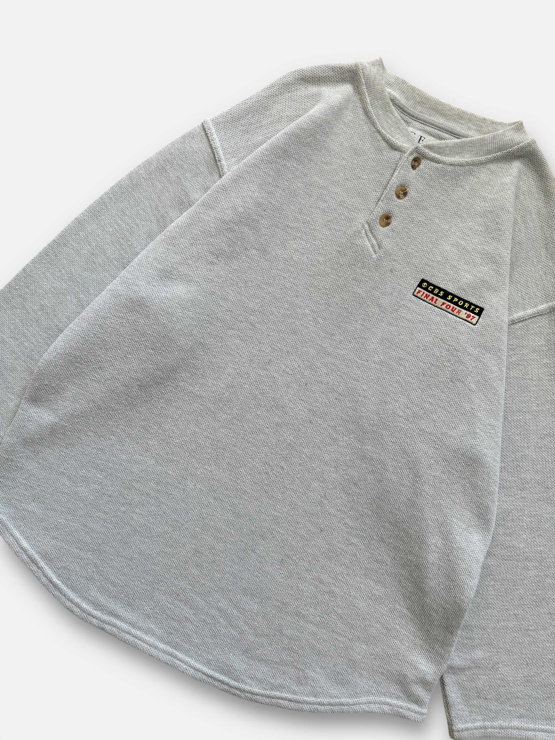 '97 CBS Sports Henley Sweatshirt (XL)