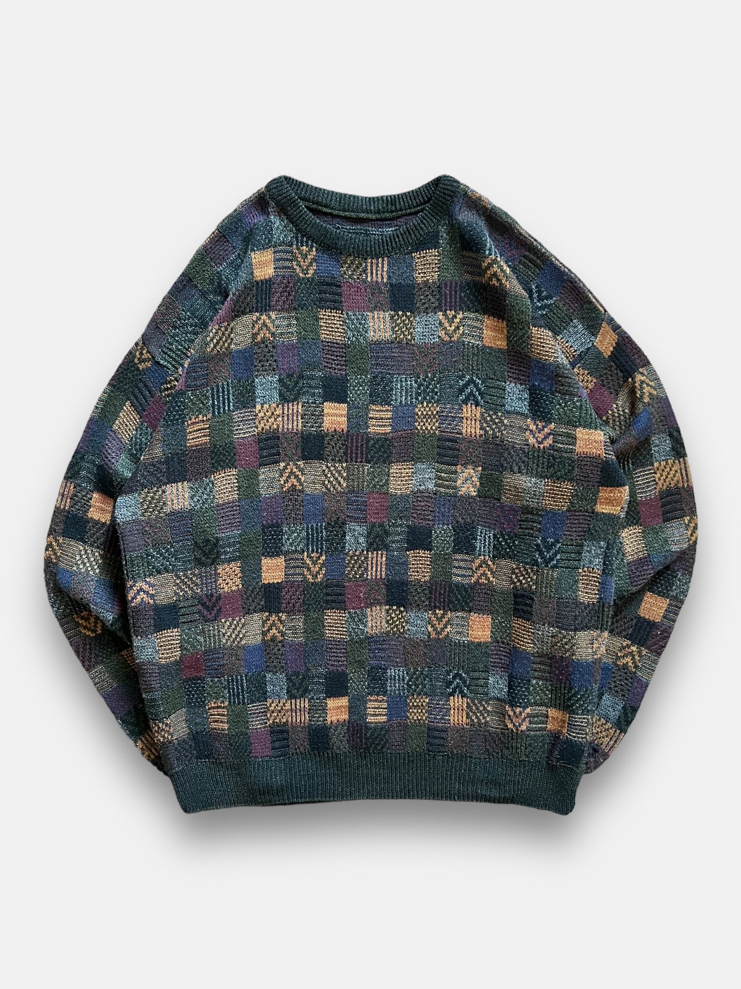 90s Geometric Sweater (L)