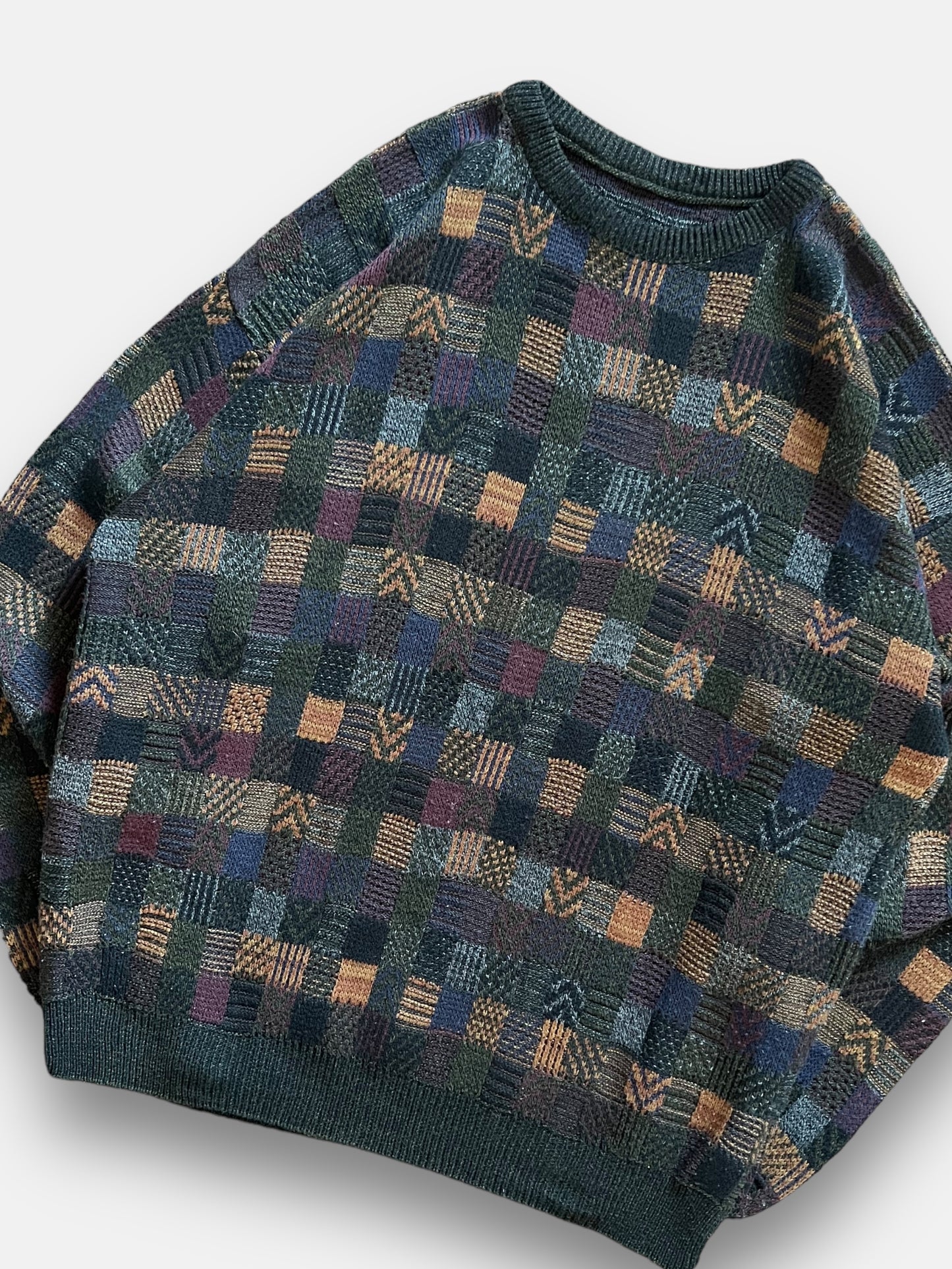 90s Geometric Sweater (L)