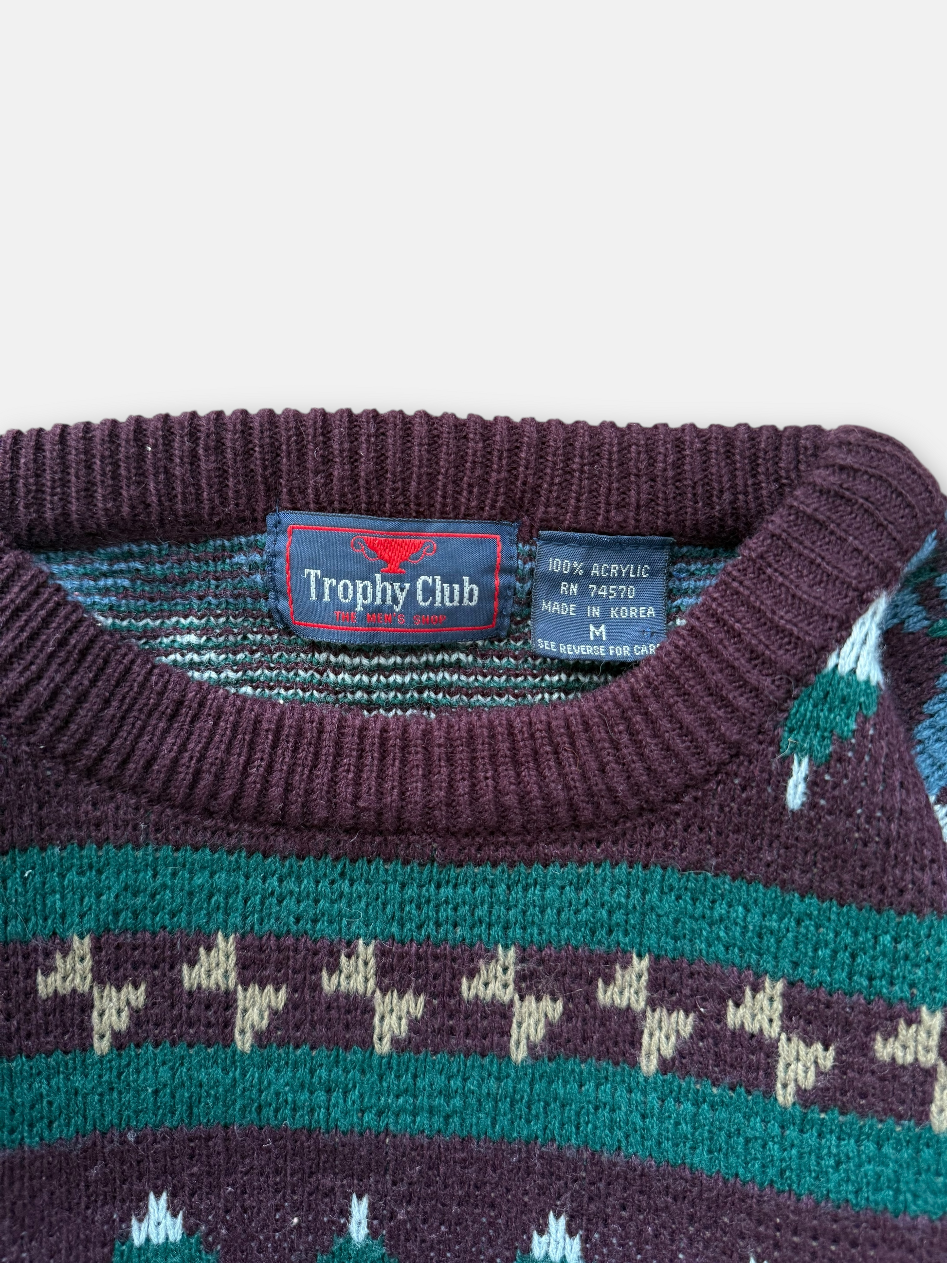 90s Trophy Club Sweater (M)