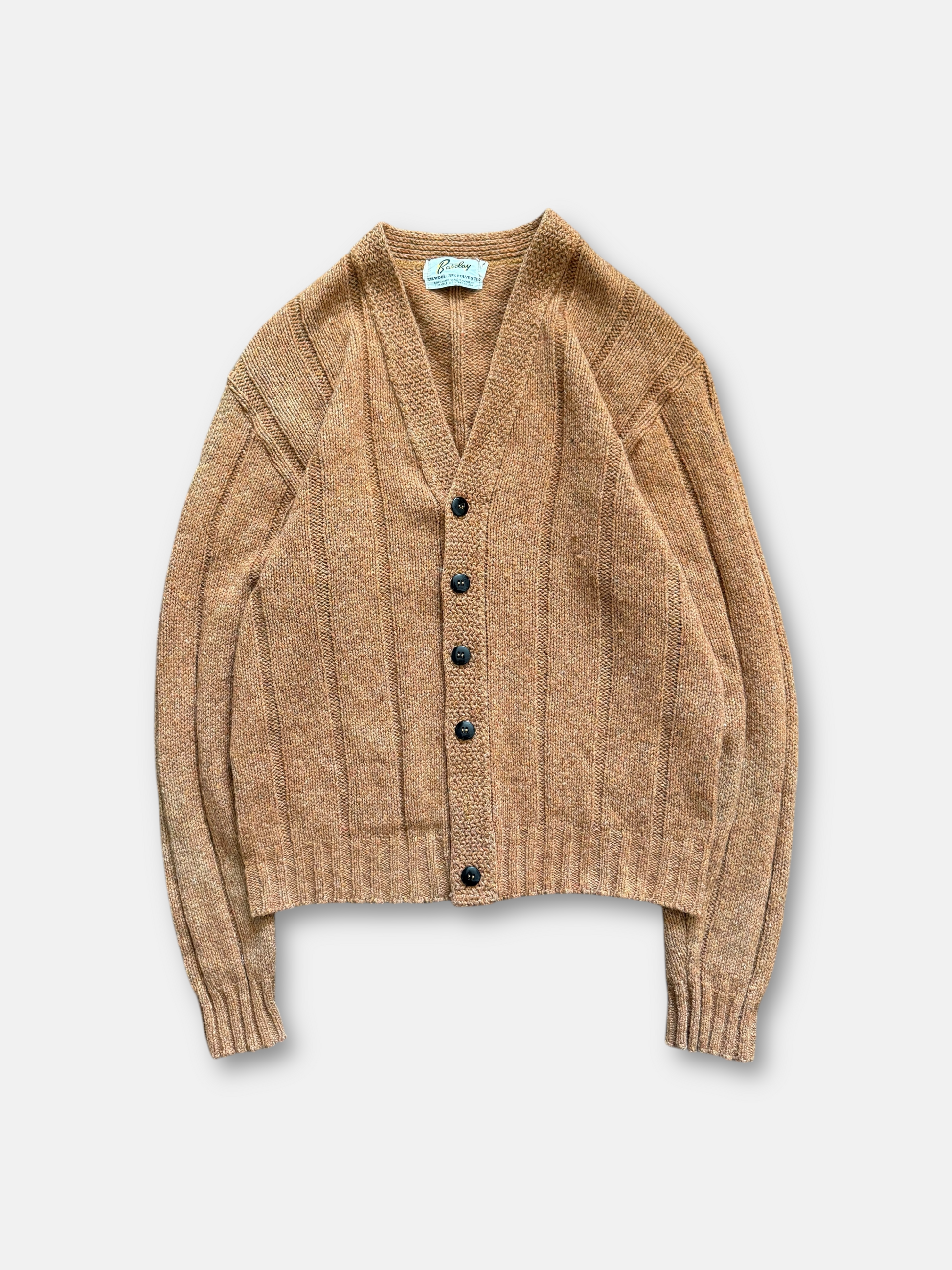 60s Barclay Wool-Blend Cardigan (M)