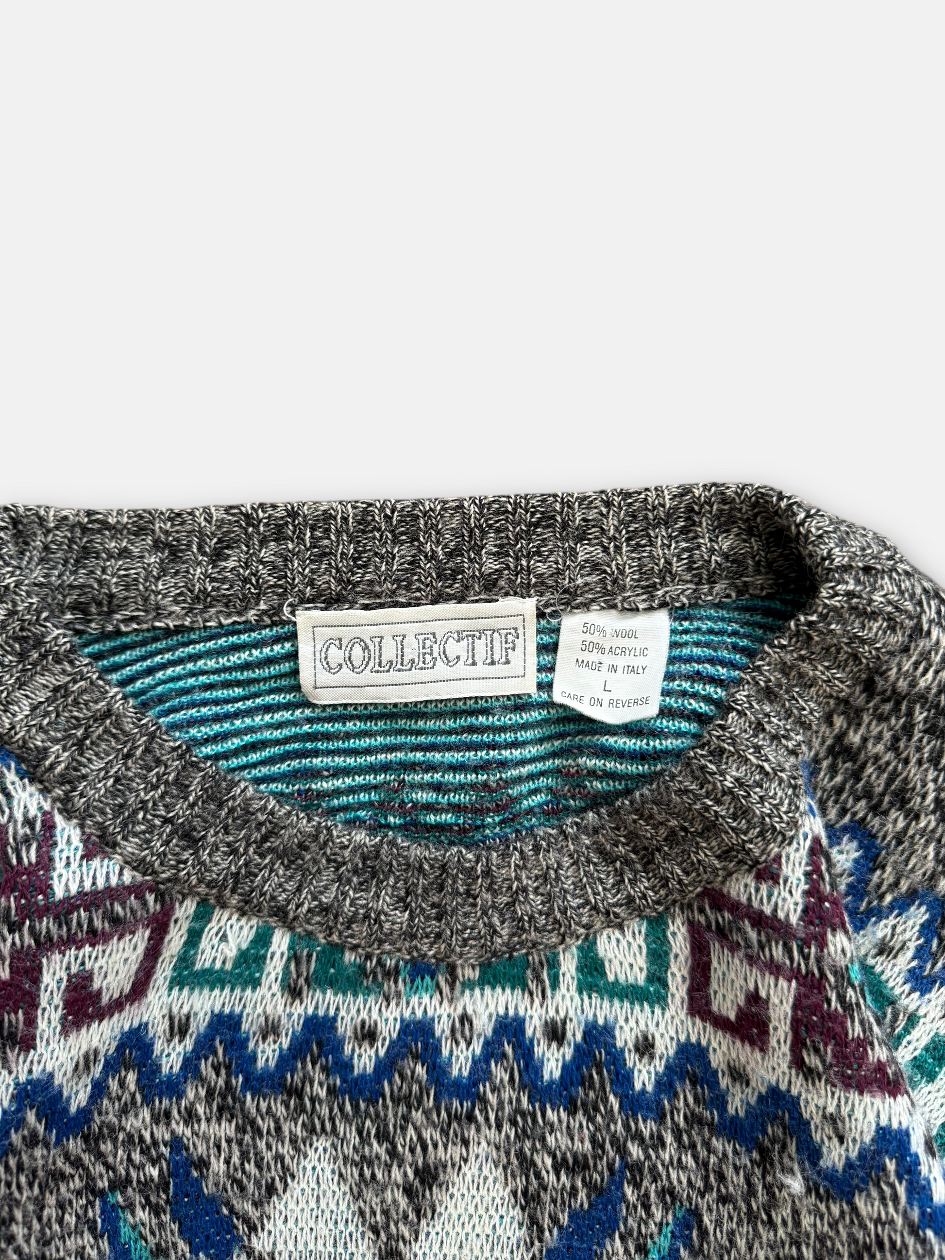 90s Collectif Wool-Blend Sweater (L)