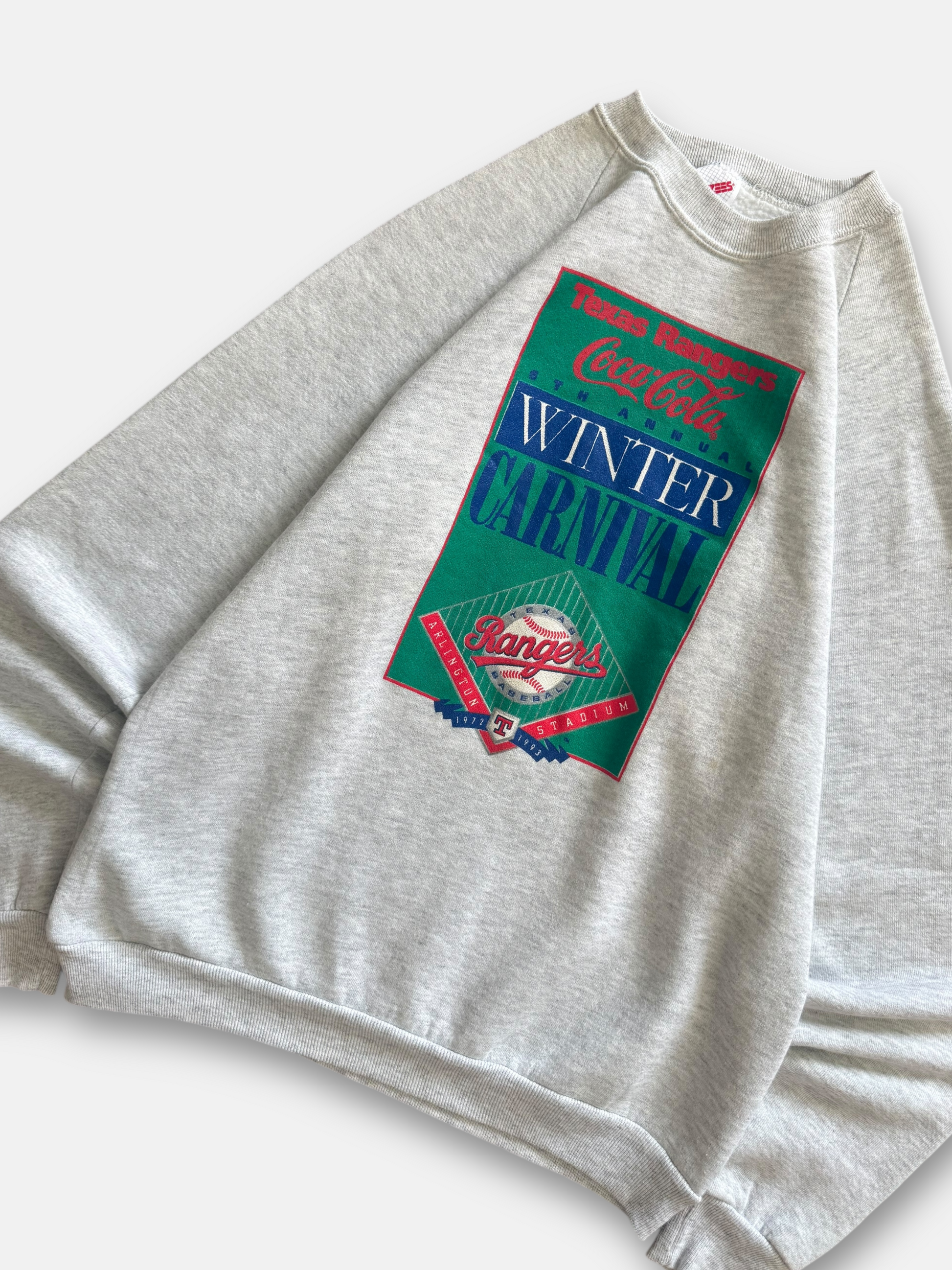 '93 Texas Rangers Winter Carnival Sweatshirt (L)
