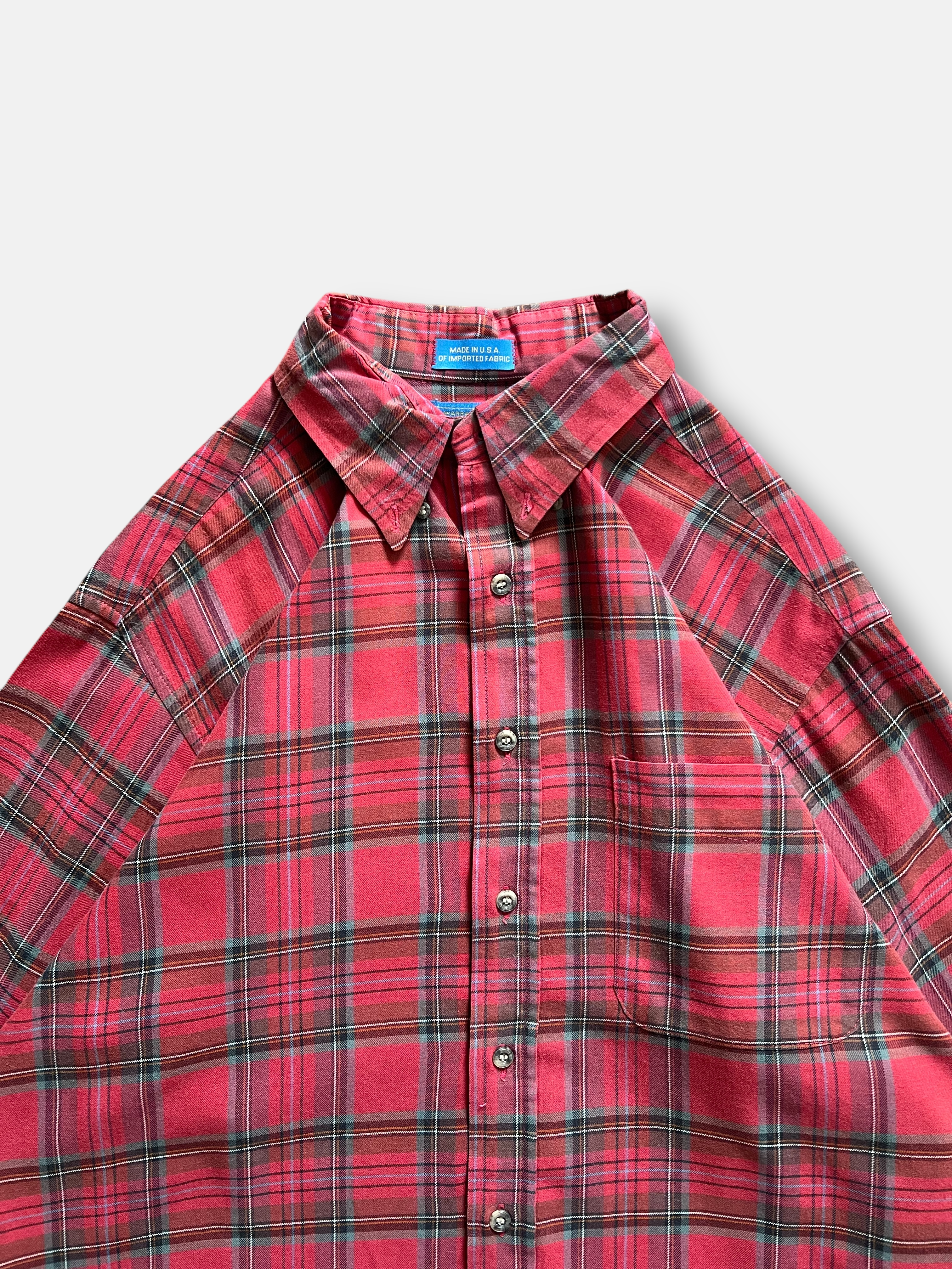 90s Pendleton Plaid Shirt (XL)