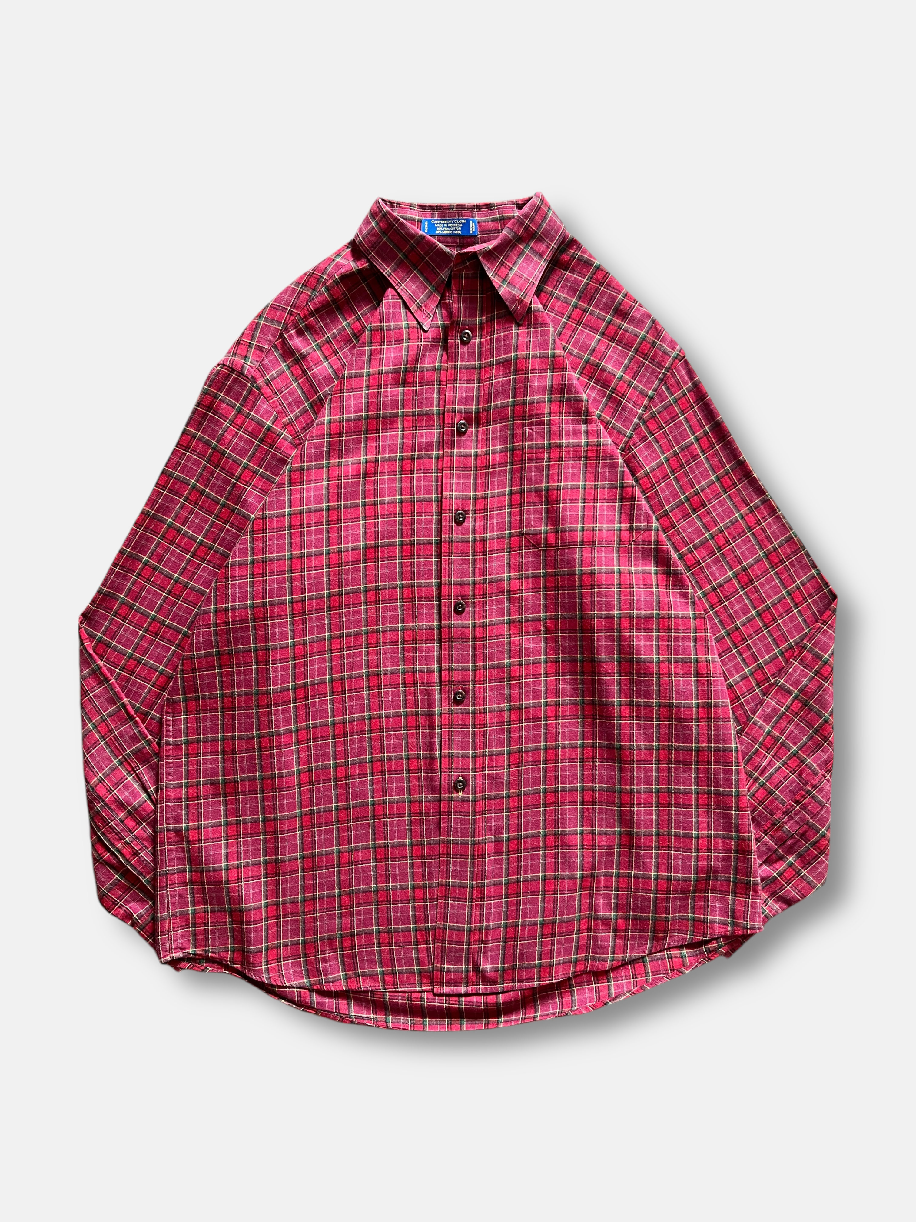 90s Pendleton Plaid Shirt (XL)