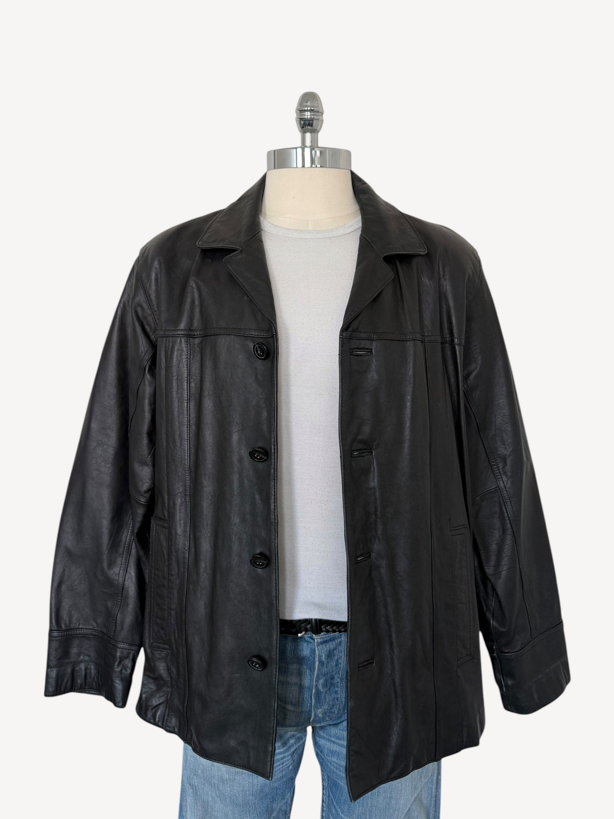 90s M. Julian Wilson's Leather Jacket (L)