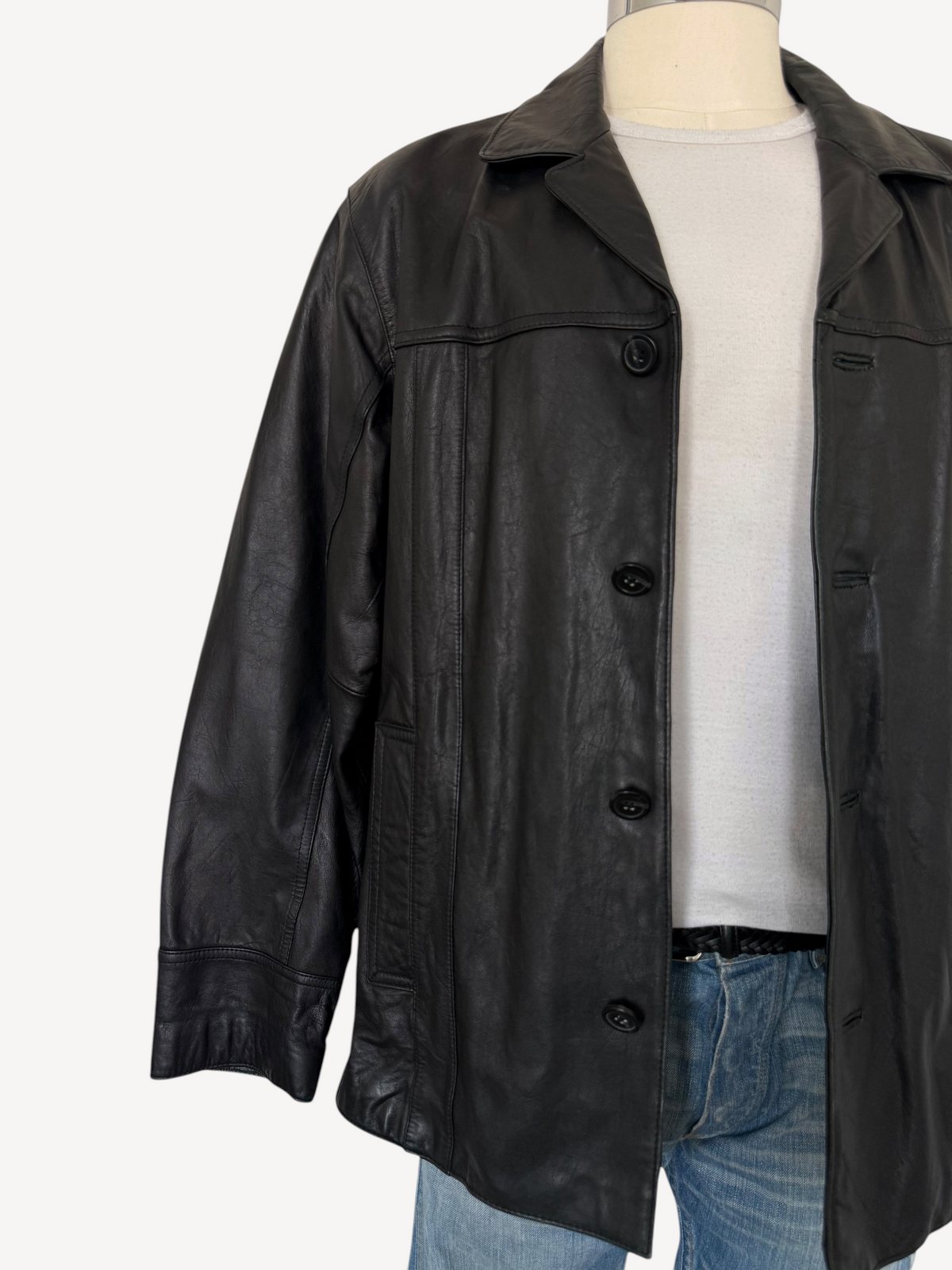 90s M. Julian Wilson's Leather Jacket (L)