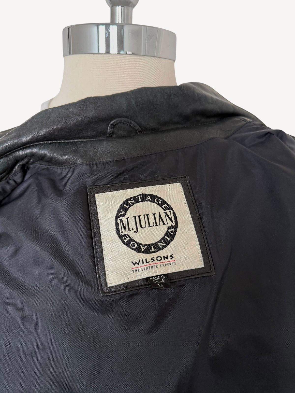 90s M. Julian Wilson's Leather Jacket (L)