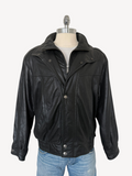 90s Wilson's Biker Bomber Leather Jacket (L)