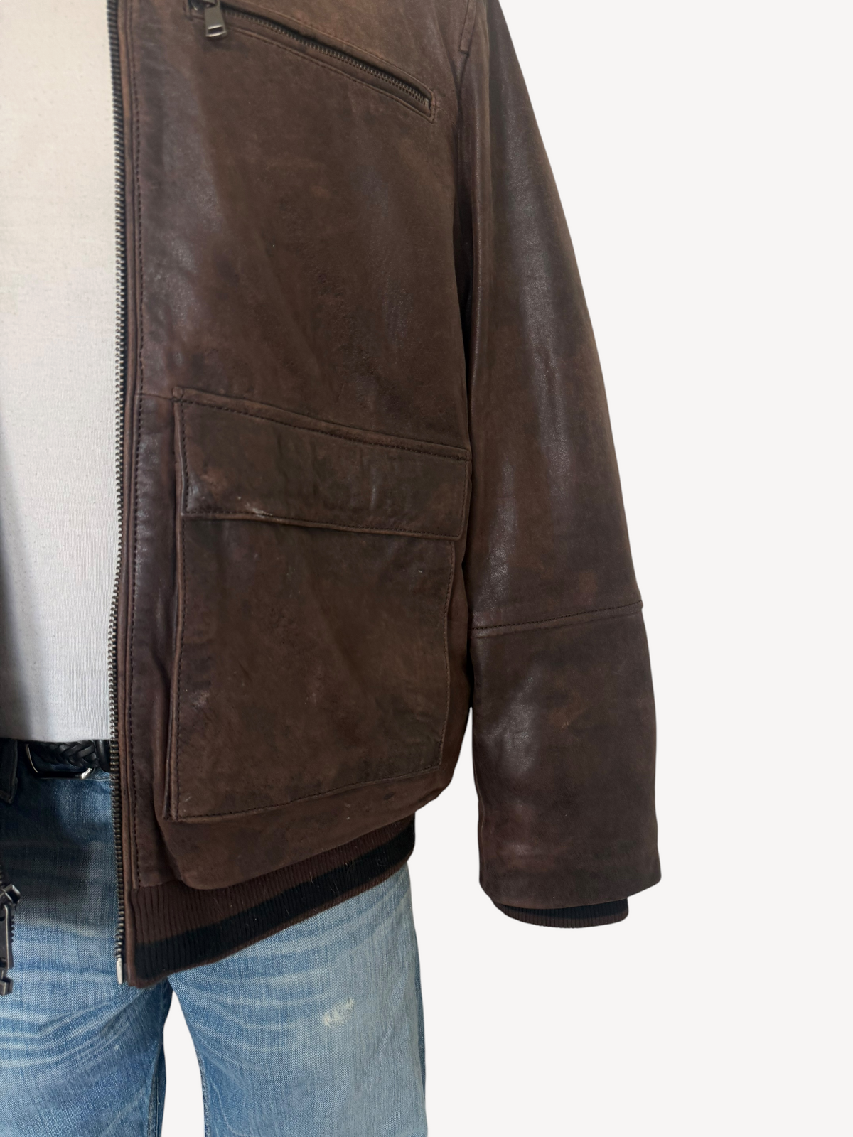 Wilsons Leather Everleigh Faux Fur Bomber Jacket (XL)