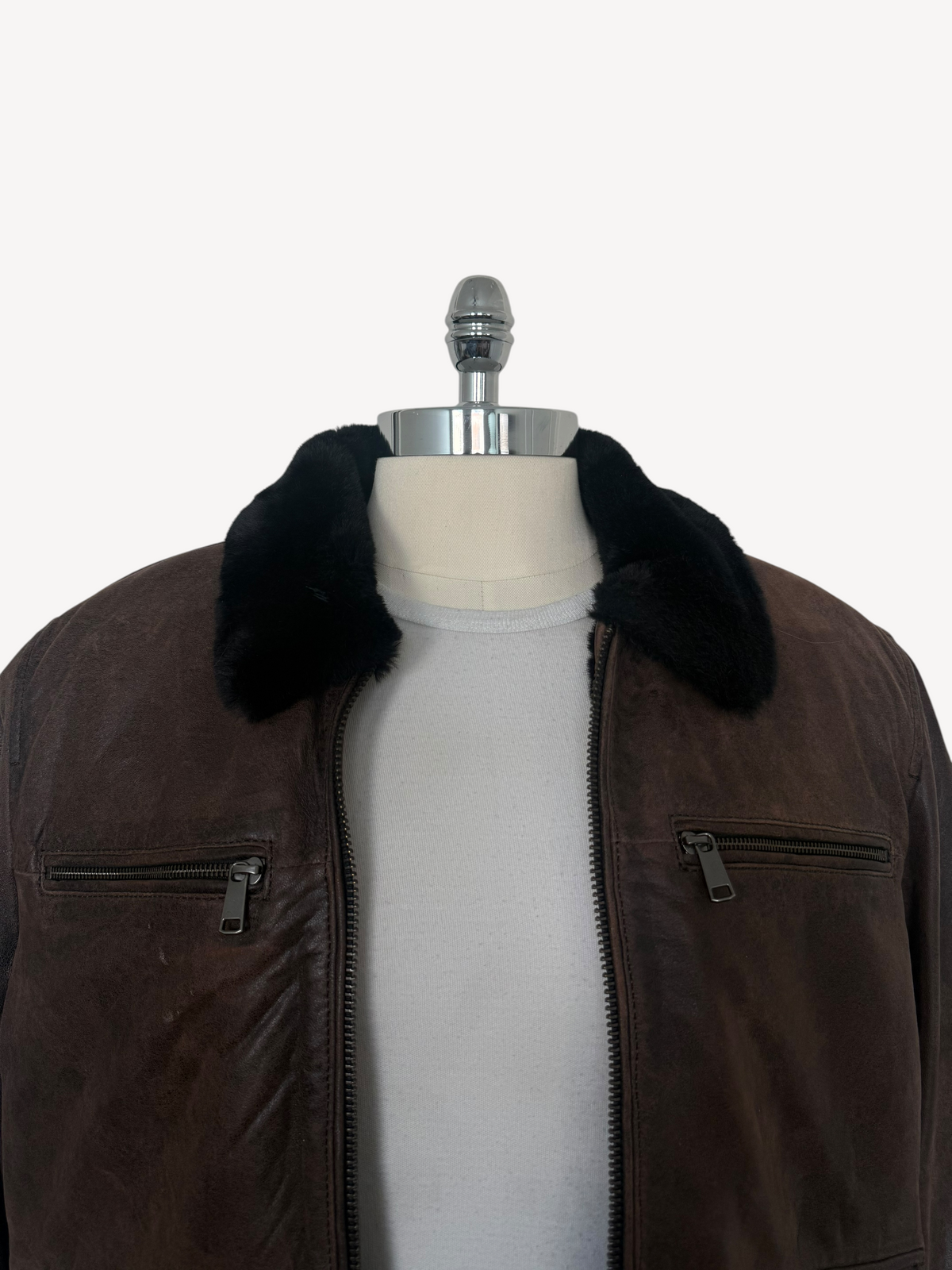 Wilsons Leather Everleigh Faux Fur Bomber Jacket (XL)