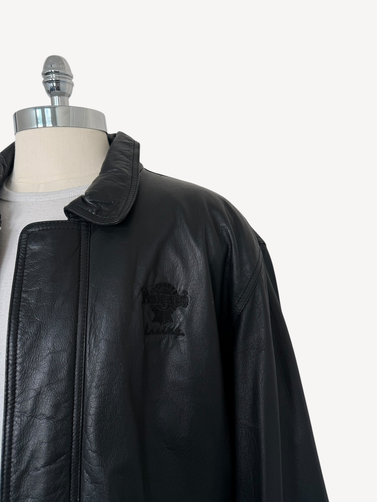 90s Gear for Sports Racing Leather Jacket (L)