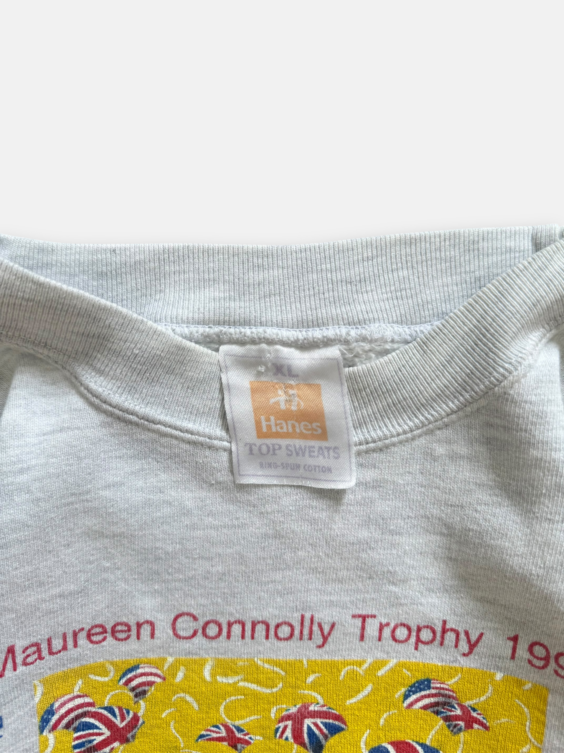 90s Maureen Connolly Tennis Sweatshirt (L)