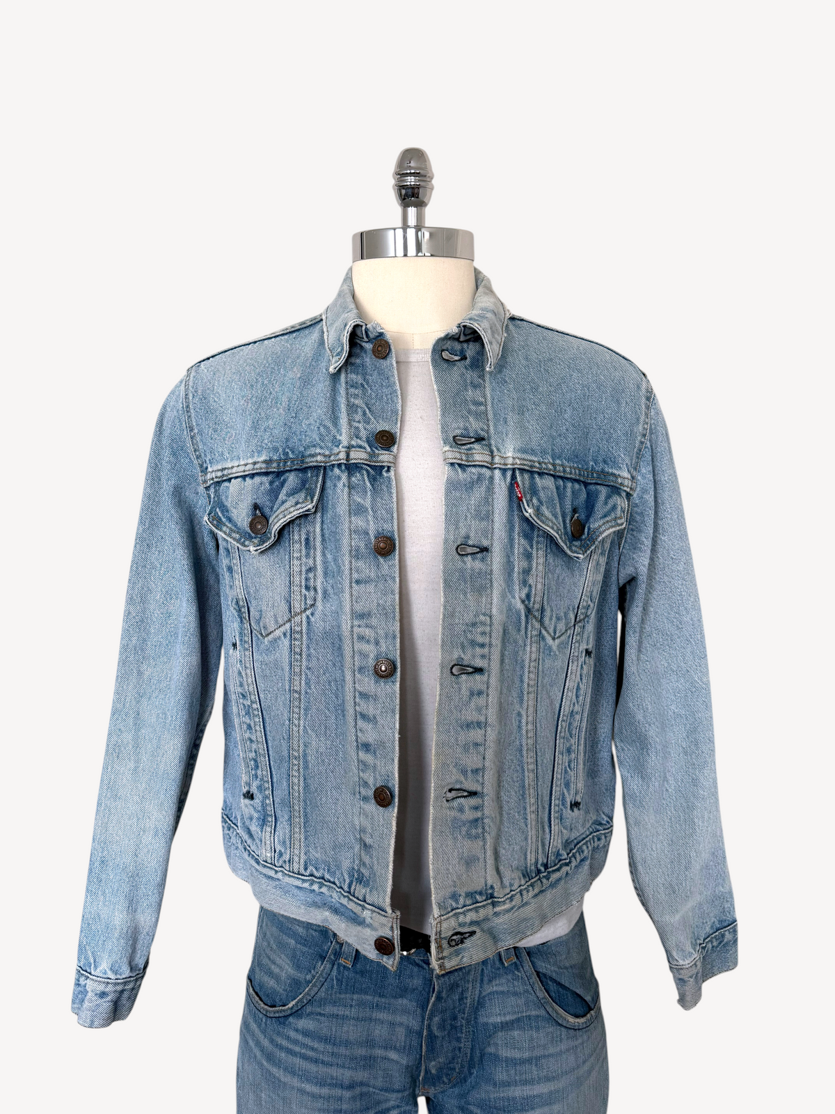 80s Levi's Type 3 Denim Trucker Jacket 70506-0217 (M)