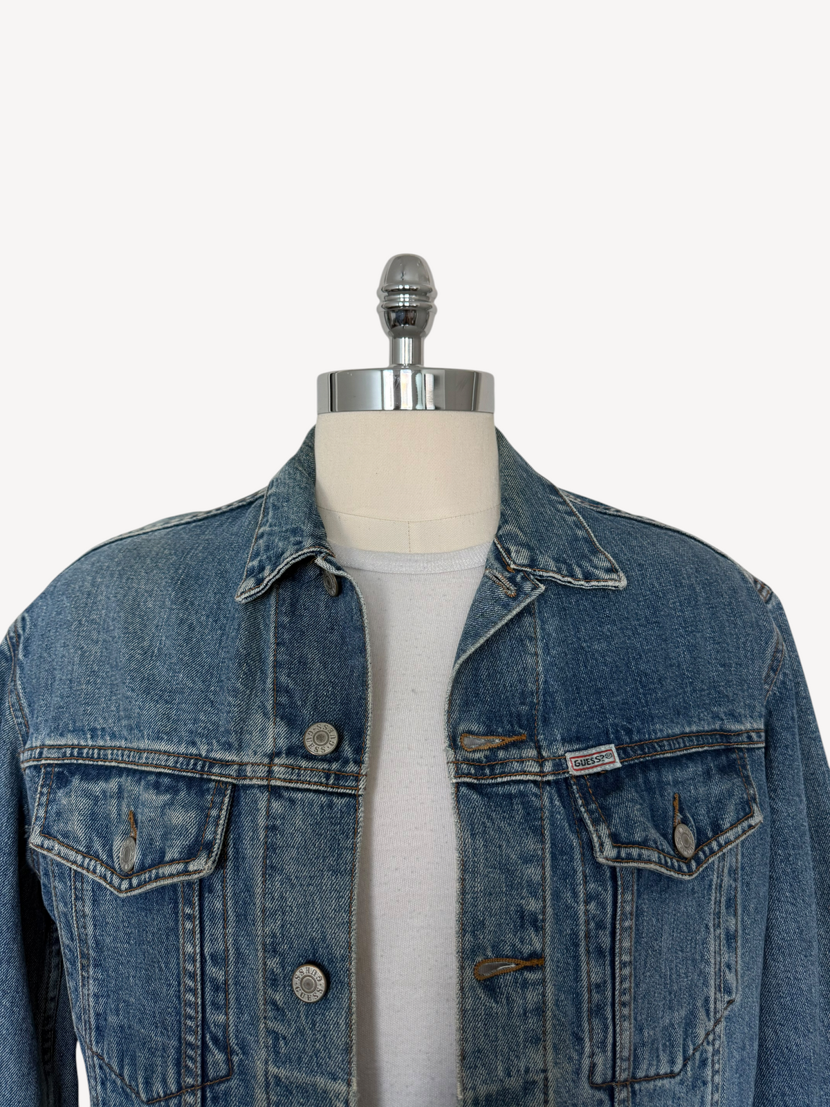 90s Guess Denim Jacket (L)