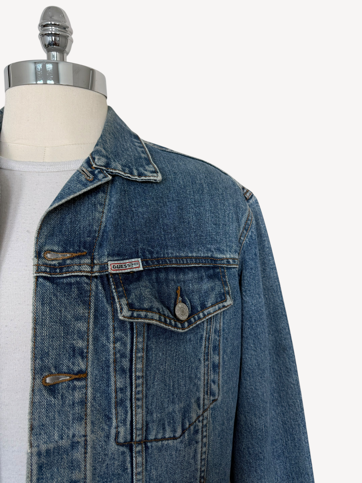 90s Guess Denim Jacket (L)