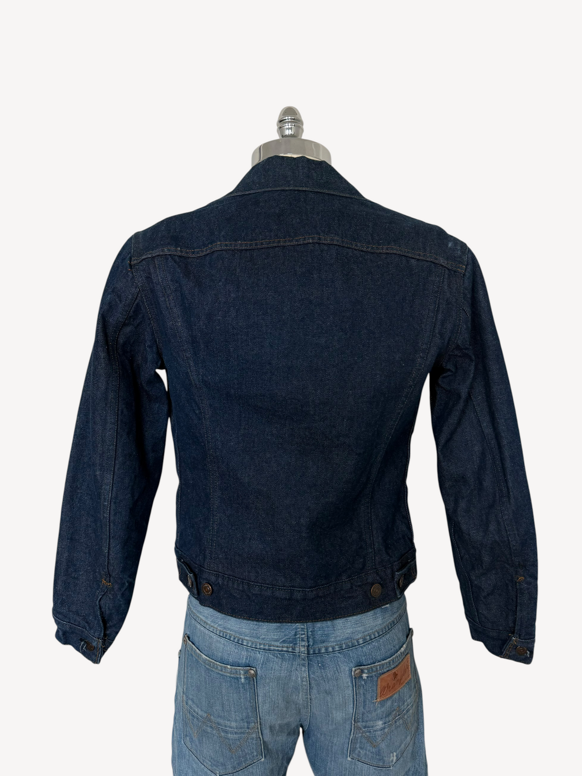 70s Levi's Type 3 Blanked Lined Denim Trucker Jacket 70505-0317 (M)