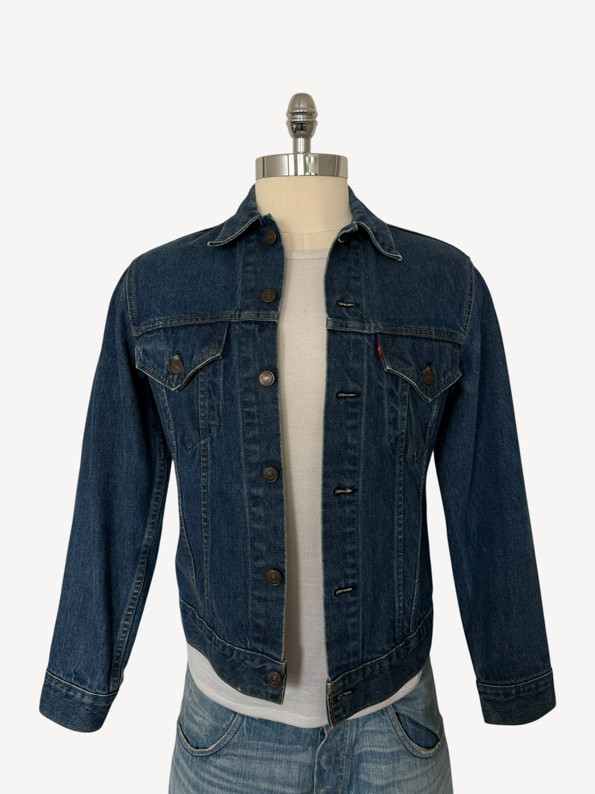 70s Levi's Type 3 Denim Trucker Jacket 70505-0217 (M)