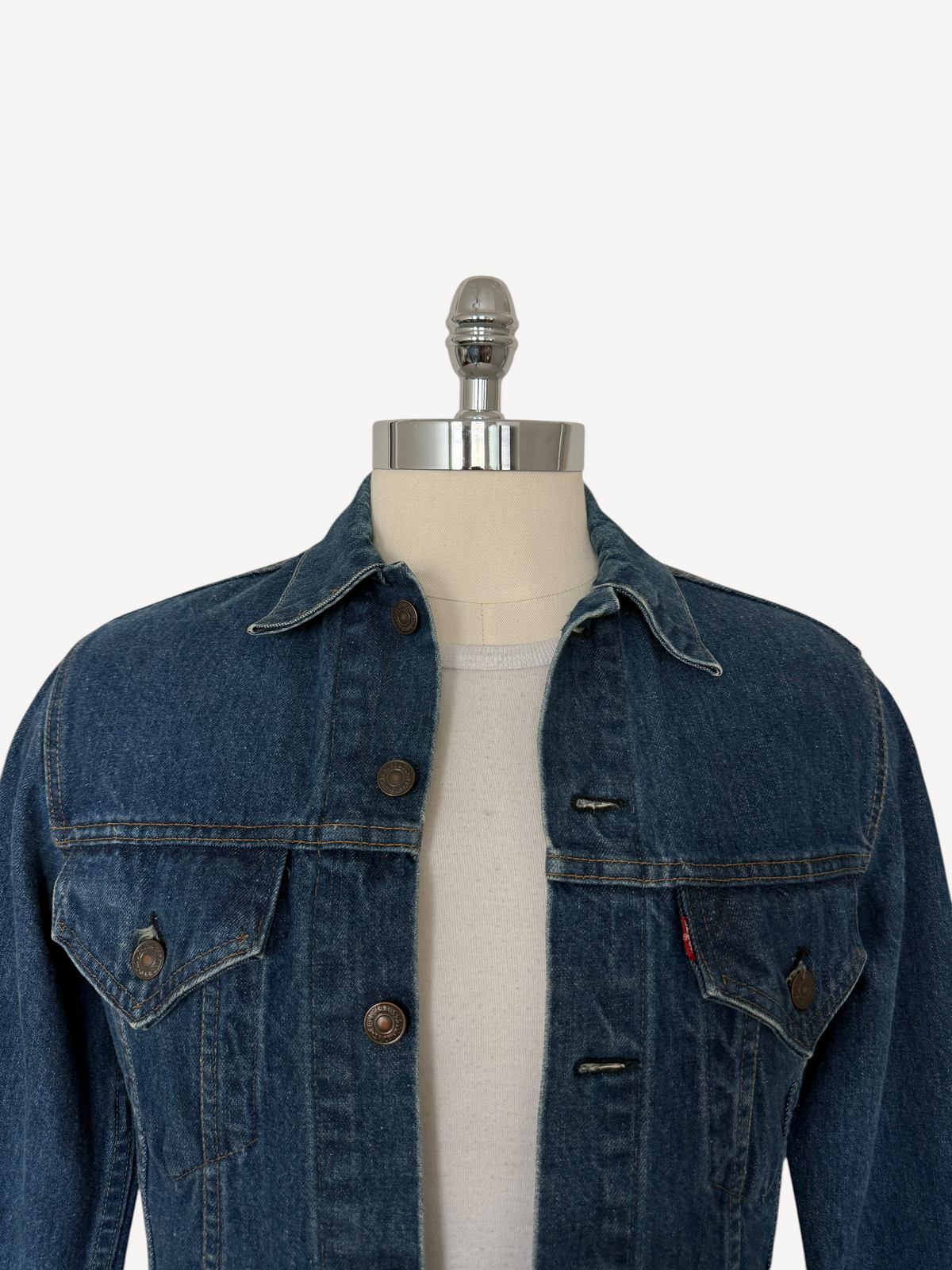 70s Levi's Type 3 Denim Trucker Jacket 70505-0217 (M)