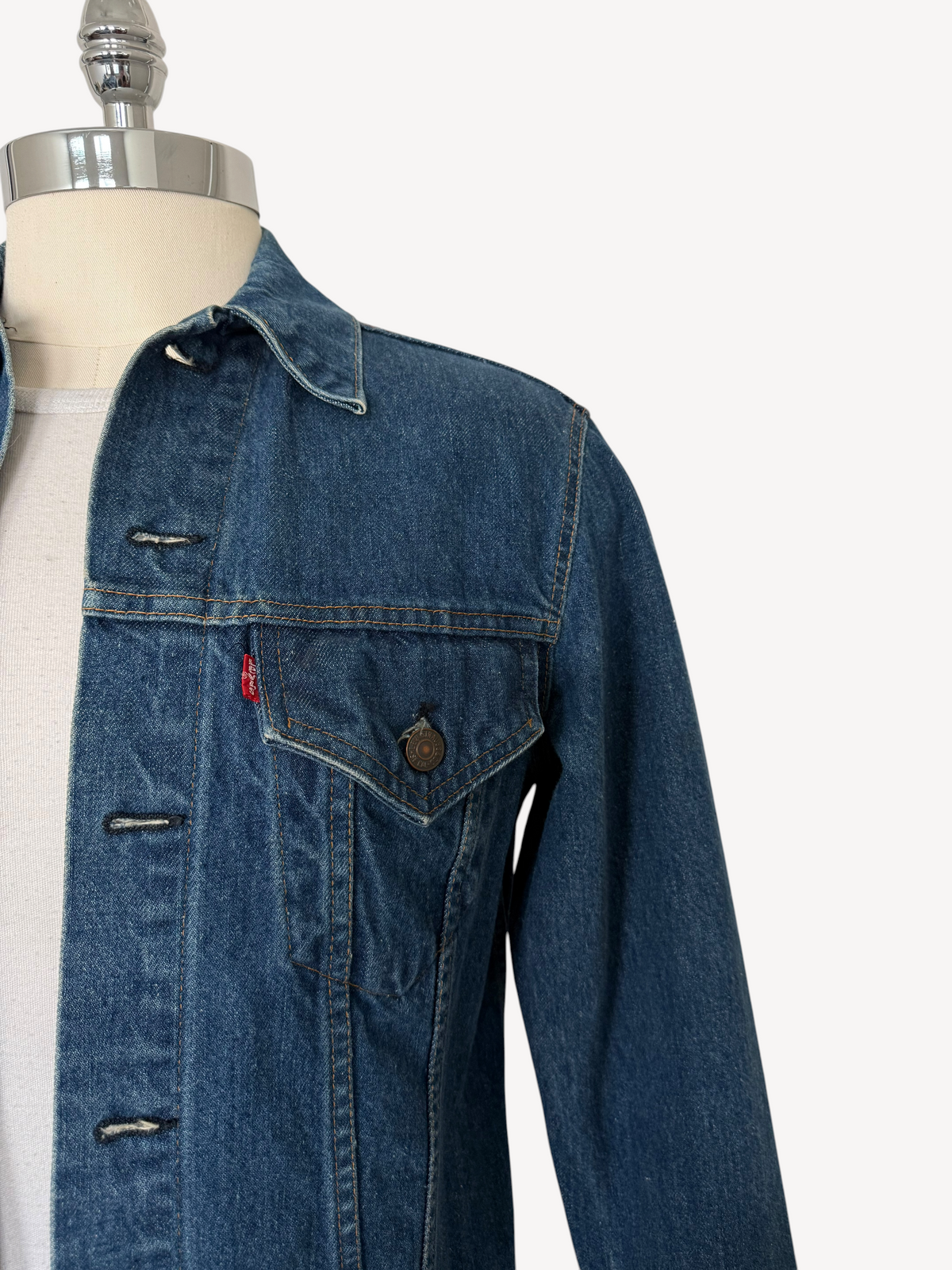70s Levi's Type 3 Denim Trucker Jacket 70505-0217 (M)