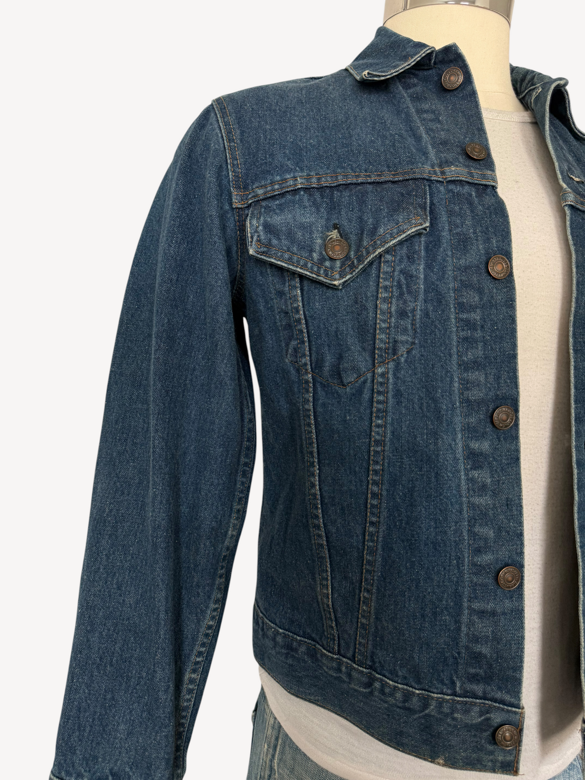 70s Levi's Type 3 Denim Trucker Jacket 70505-0217 (M)