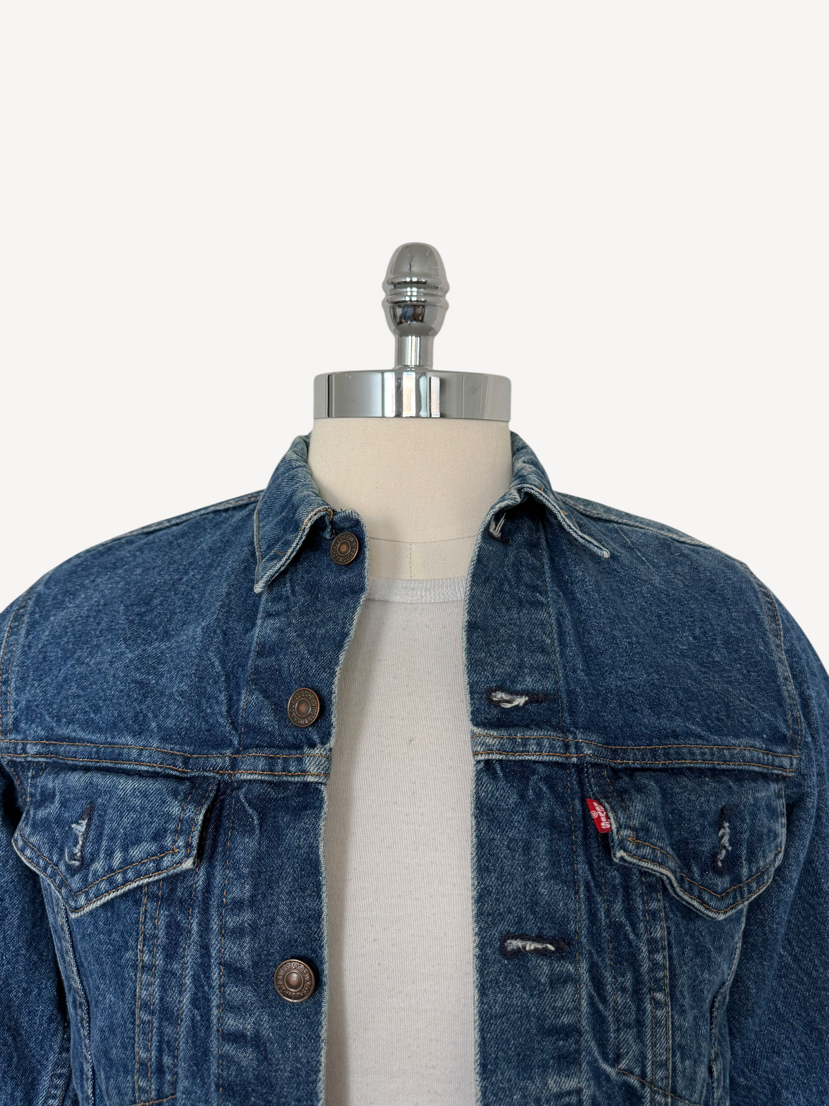 80s Levi's Type 3 Denim Trucker Jacket 71506-0216 (M)