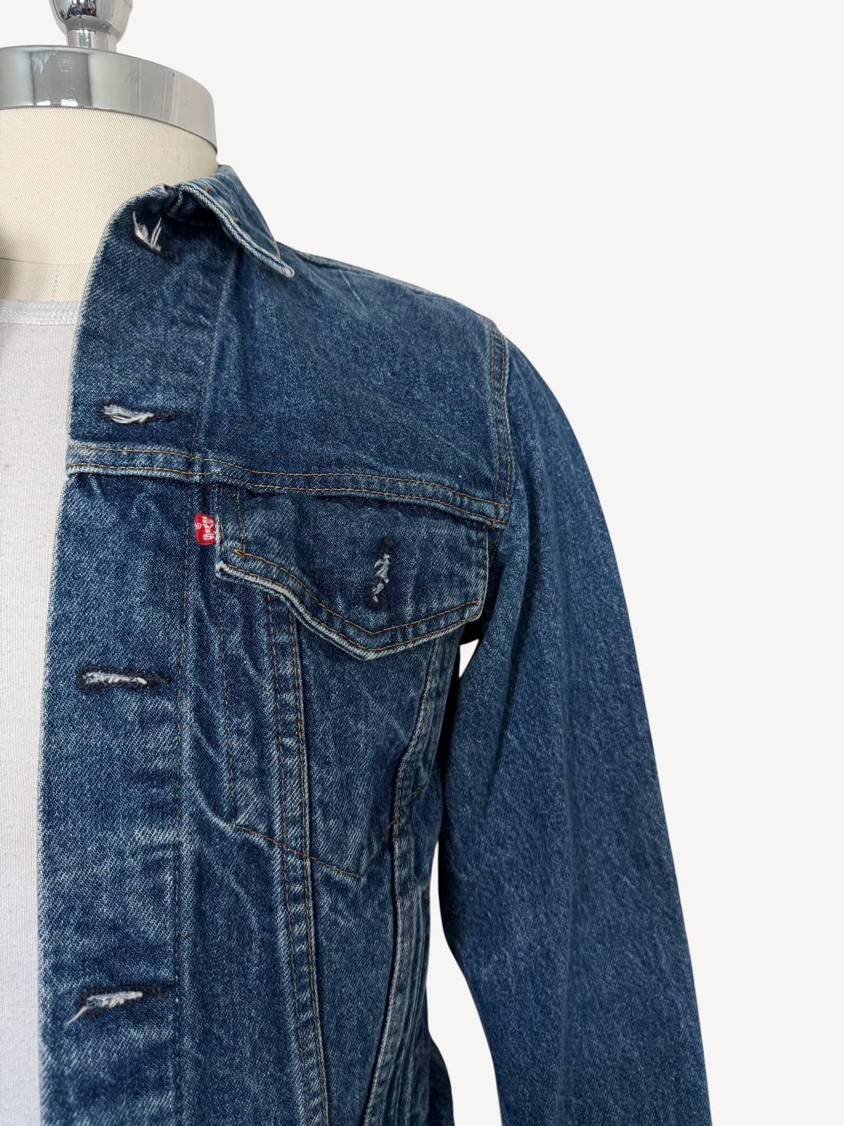 80s Levi's Type 3 Denim Trucker Jacket 71506-0216 (M)