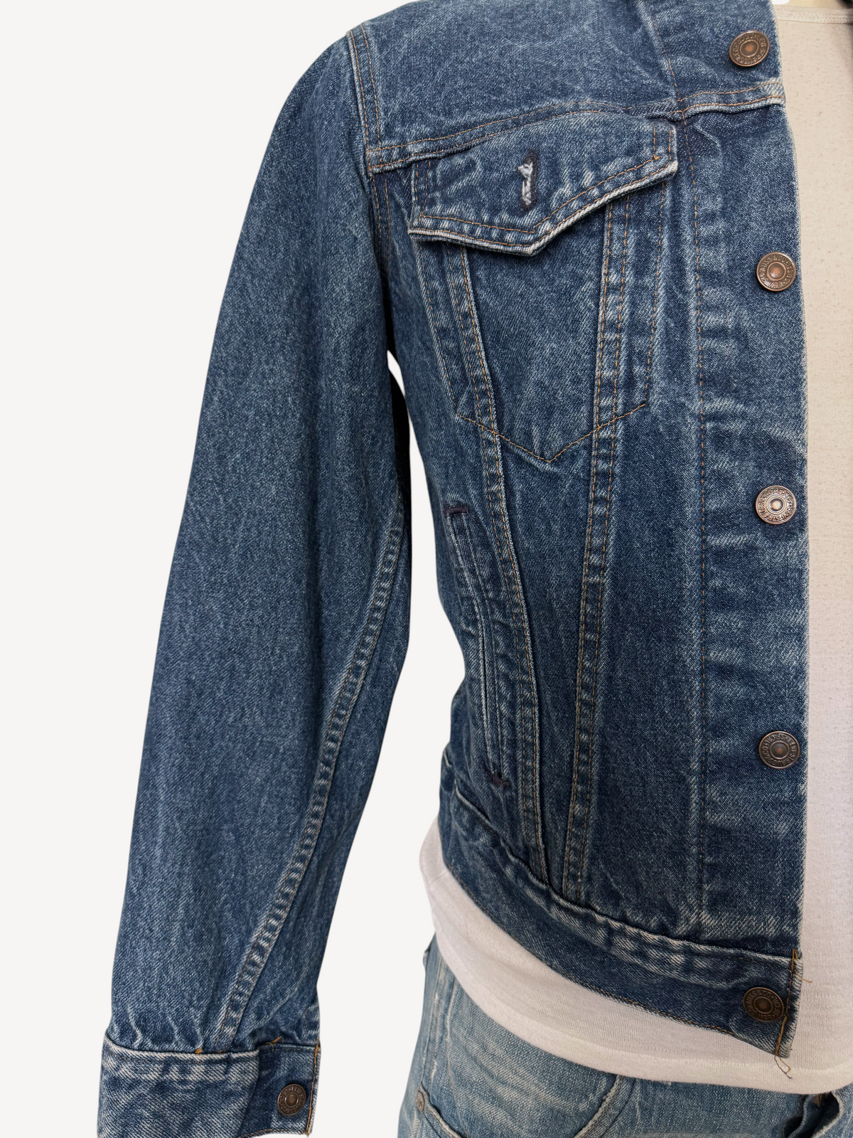 80s Levi's Type 3 Denim Trucker Jacket 71506-0216 (M)