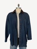 90s Carolina Blues Chore Denim Shacket (XL)