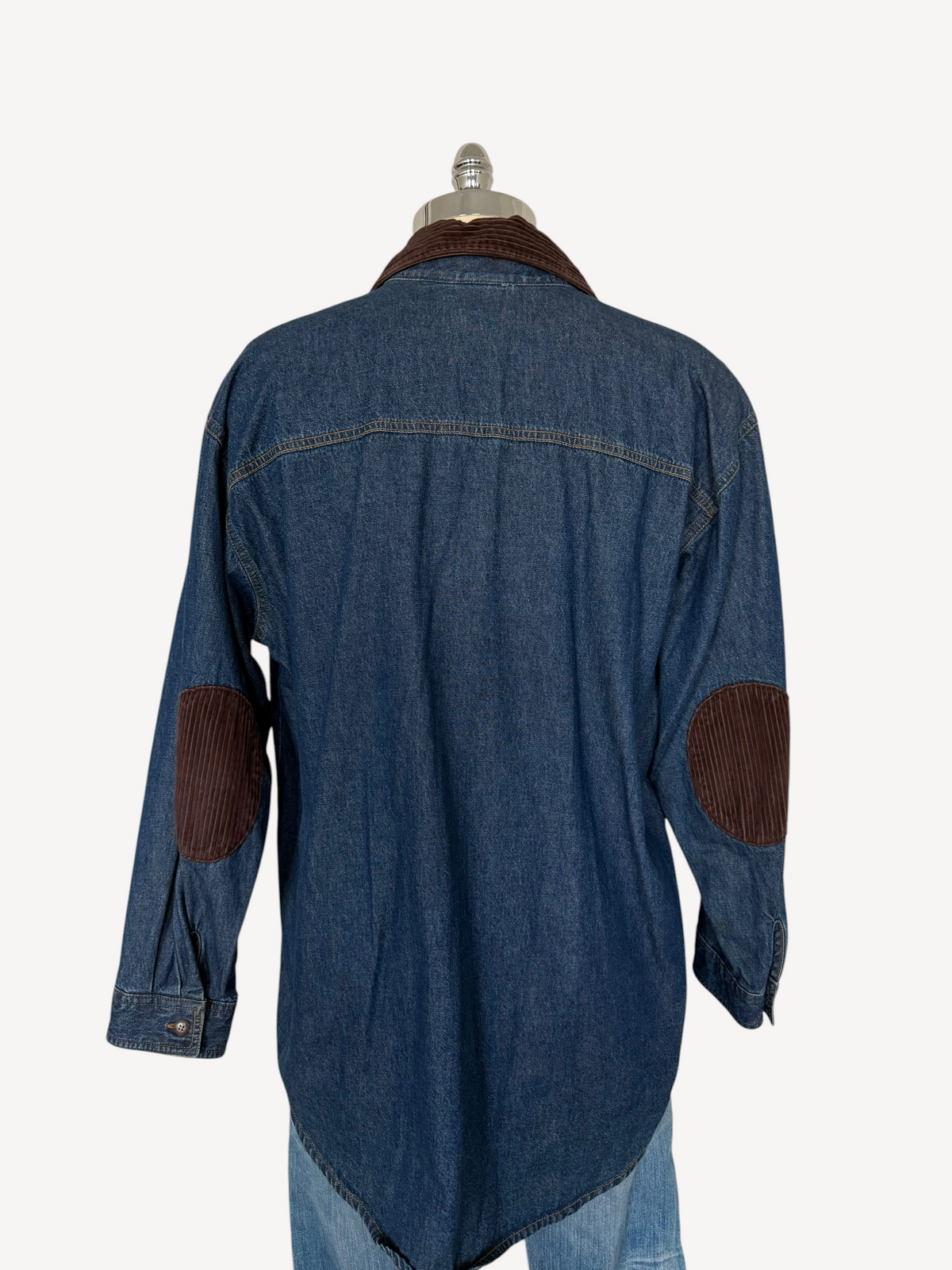 90s Carolina Blues Chore Denim Shacket (XL)