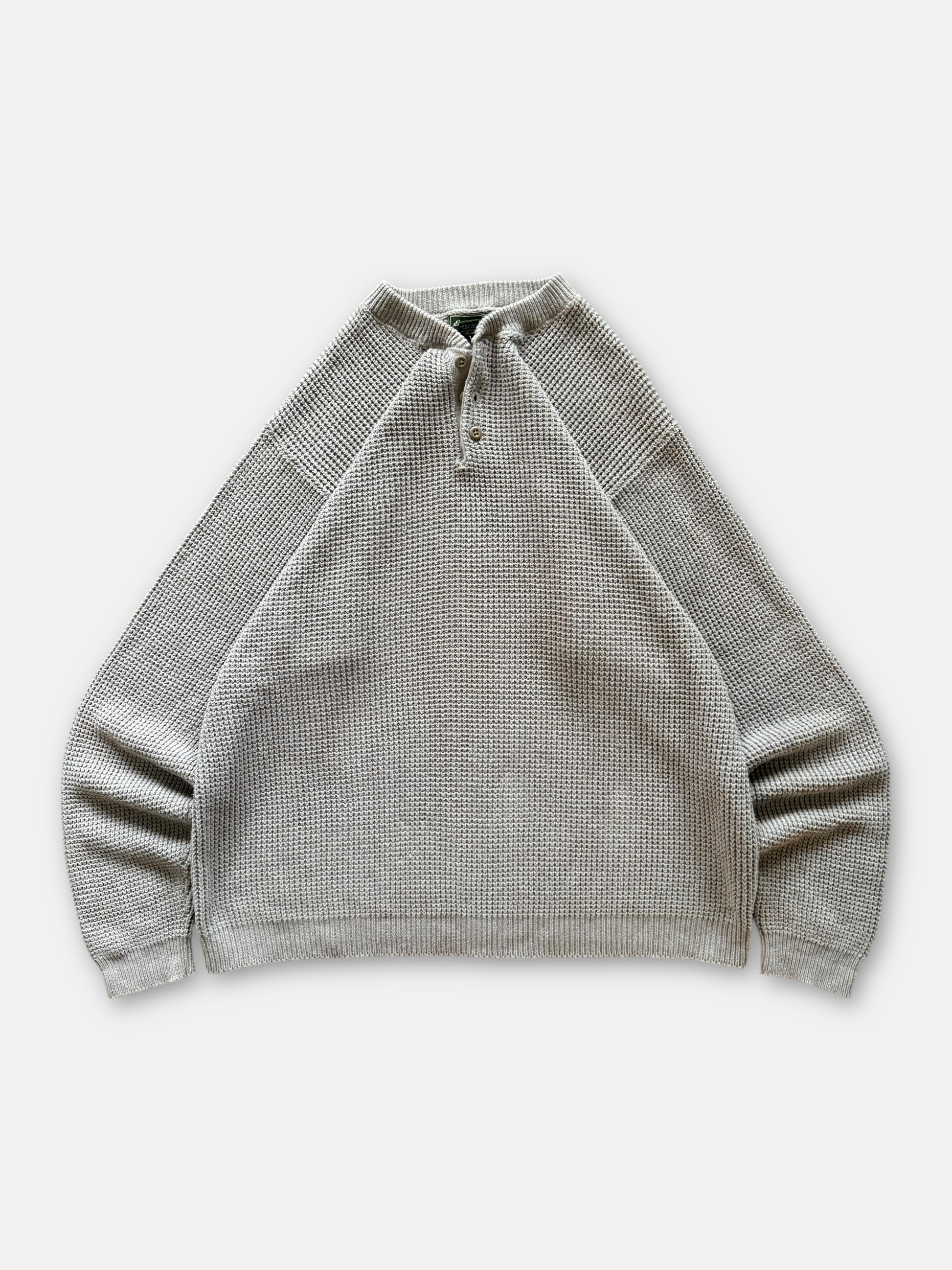 90s Eddie Bauer Henley Sweater (XXL)