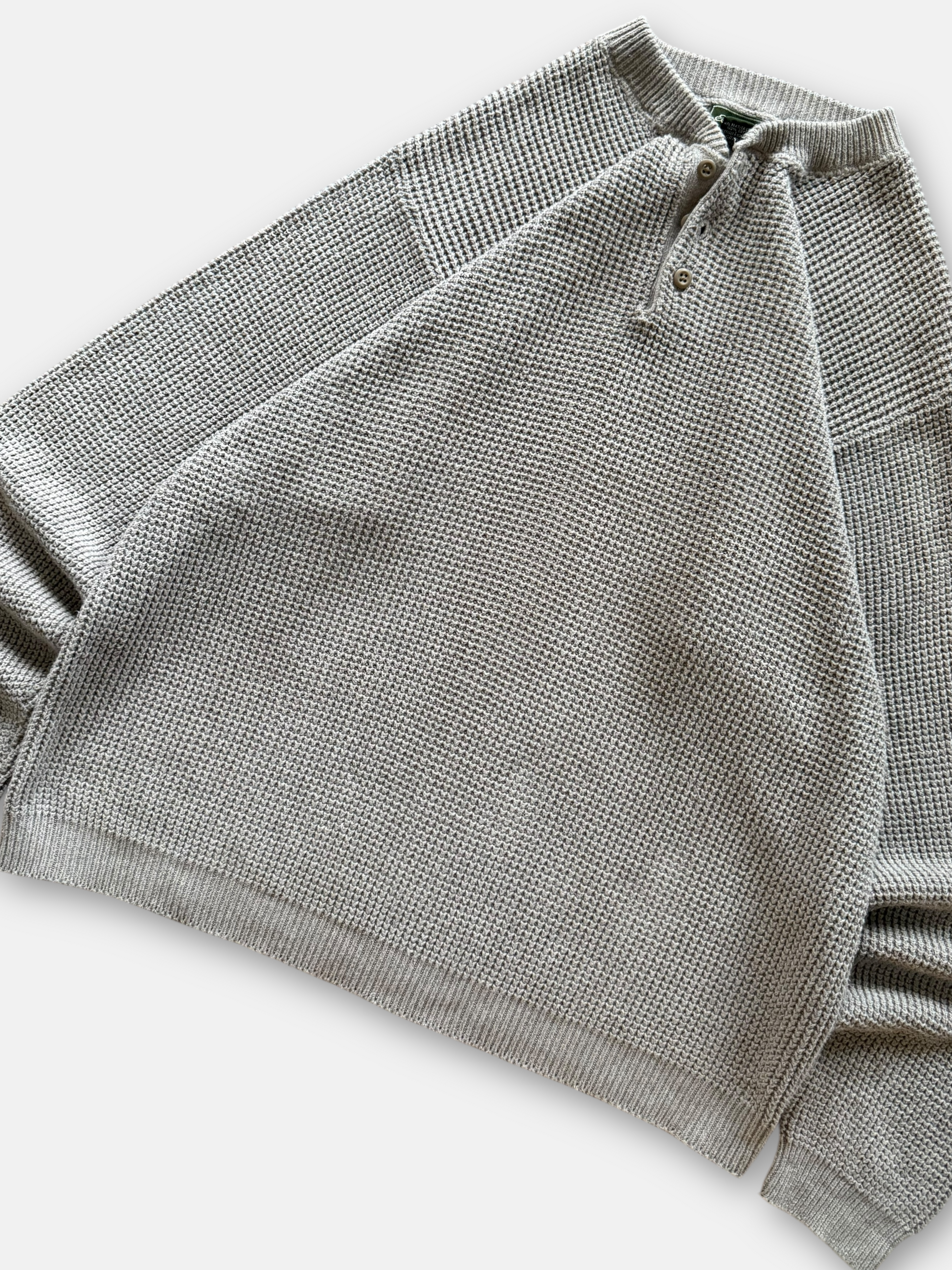 90s Eddie Bauer Henley Sweater (XXL)