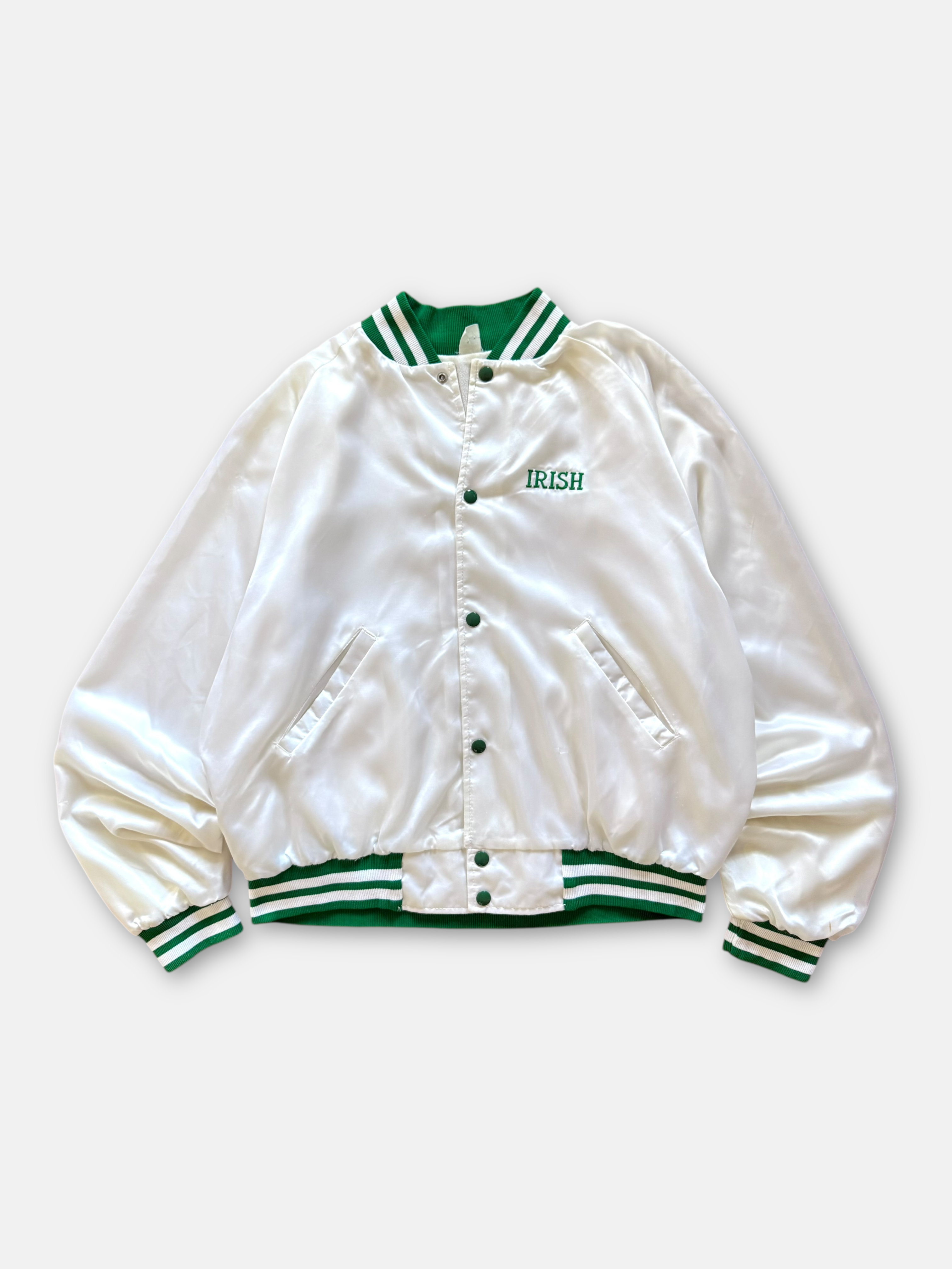 80s Notre Dame Irish Bomber Jacket (M)