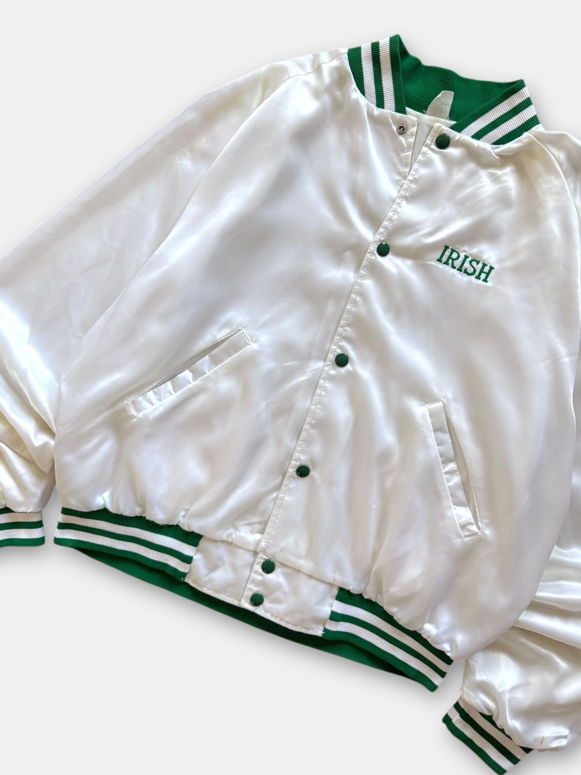 80s Notre Dame Irish Bomber Jacket (M)