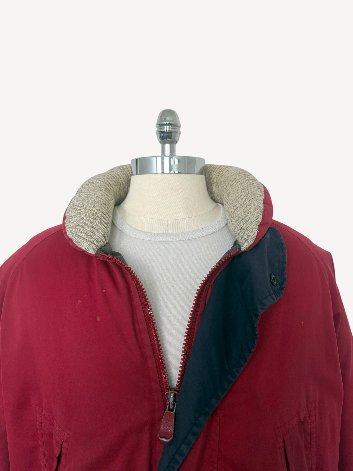 90s Down Puffer Bomber Jacket (L)