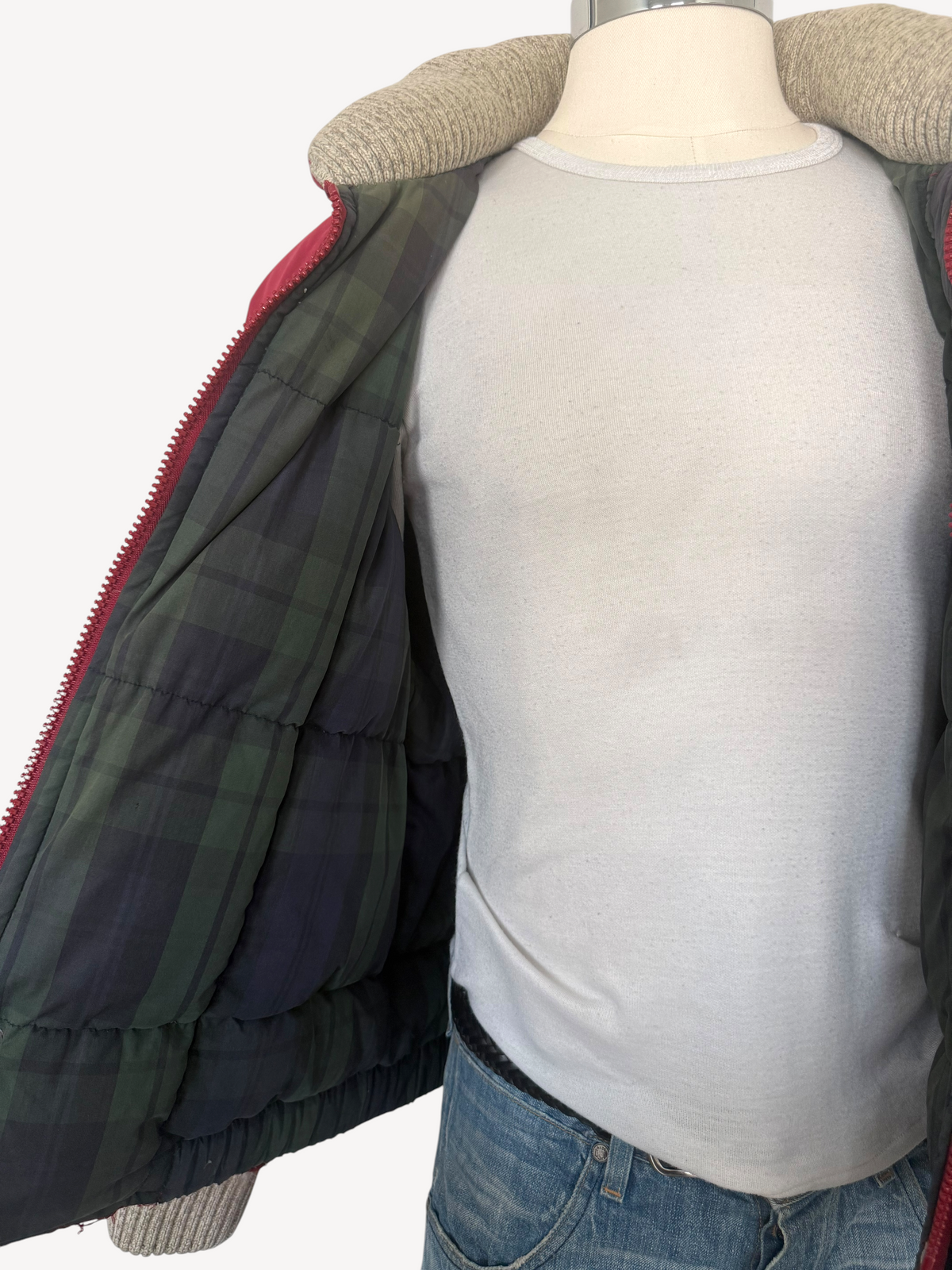 90s Down Puffer Bomber Jacket (L)