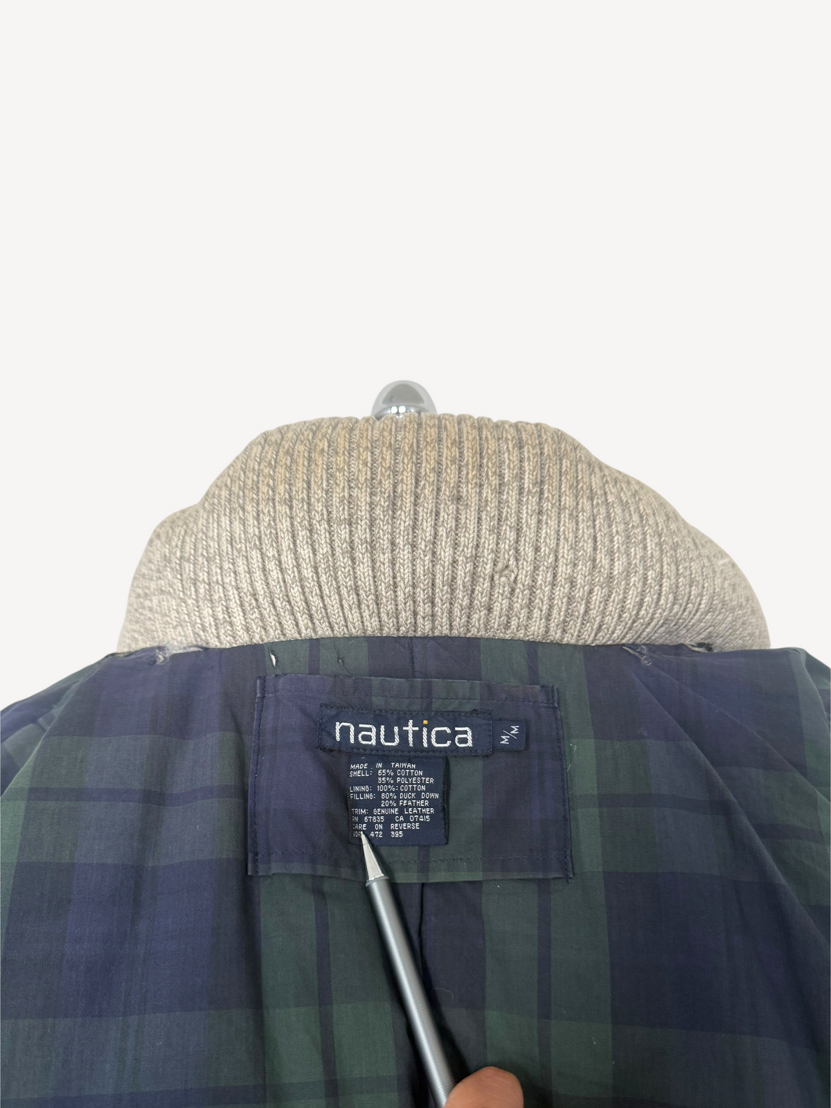 90s Down Puffer Bomber Jacket (L)