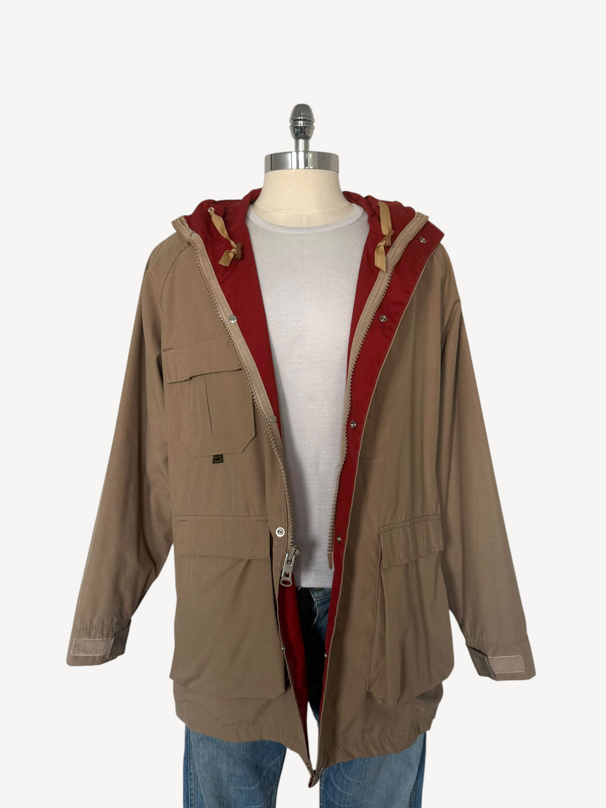 70s Woolrich Hooded Parka Jacket (XL)
