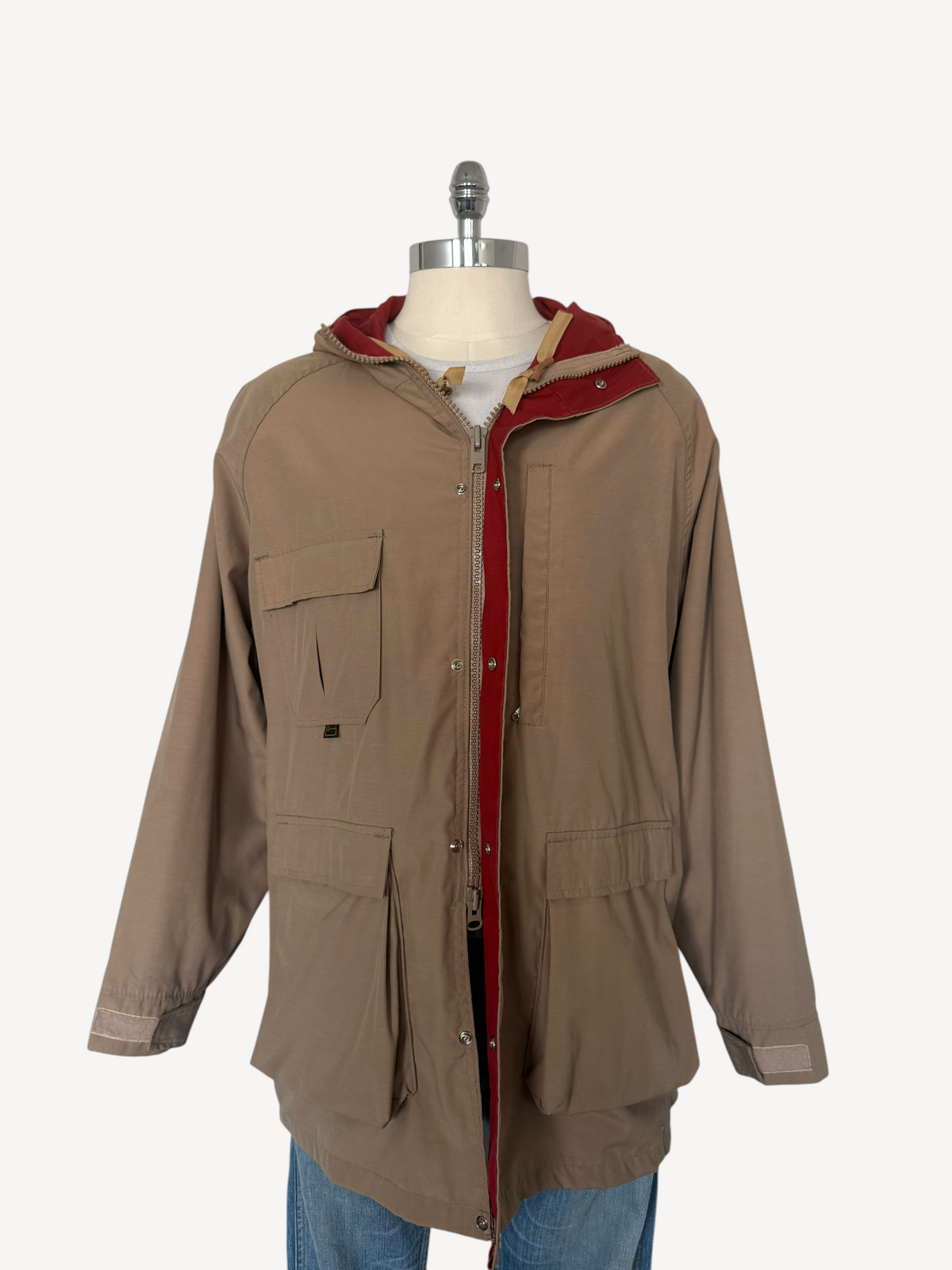 70s Woolrich Hooded Parka Jacket (XL)