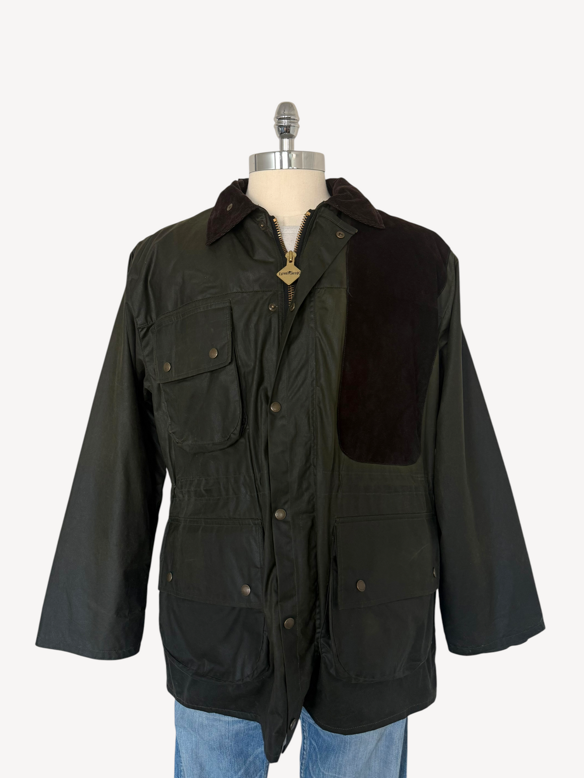 90s Lewis Creek Waxed Hunting Field Coat (XL)