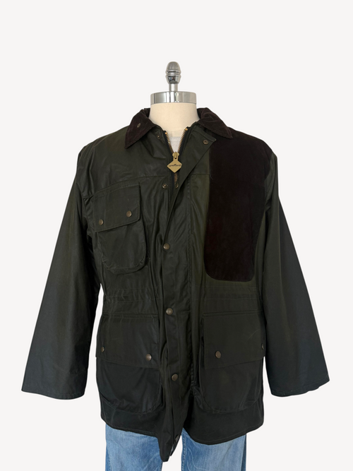 90s Lewis Creek Waxed Hunting Field Coat (XL)