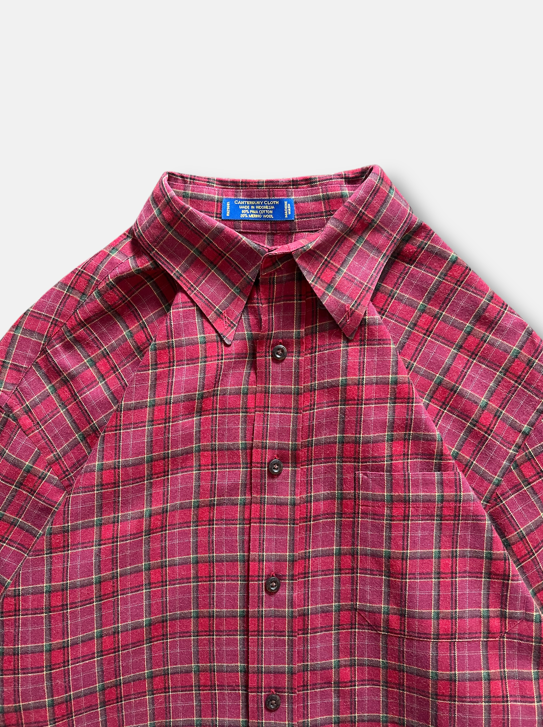 90s Pendleton Plaid Shirt (XL)