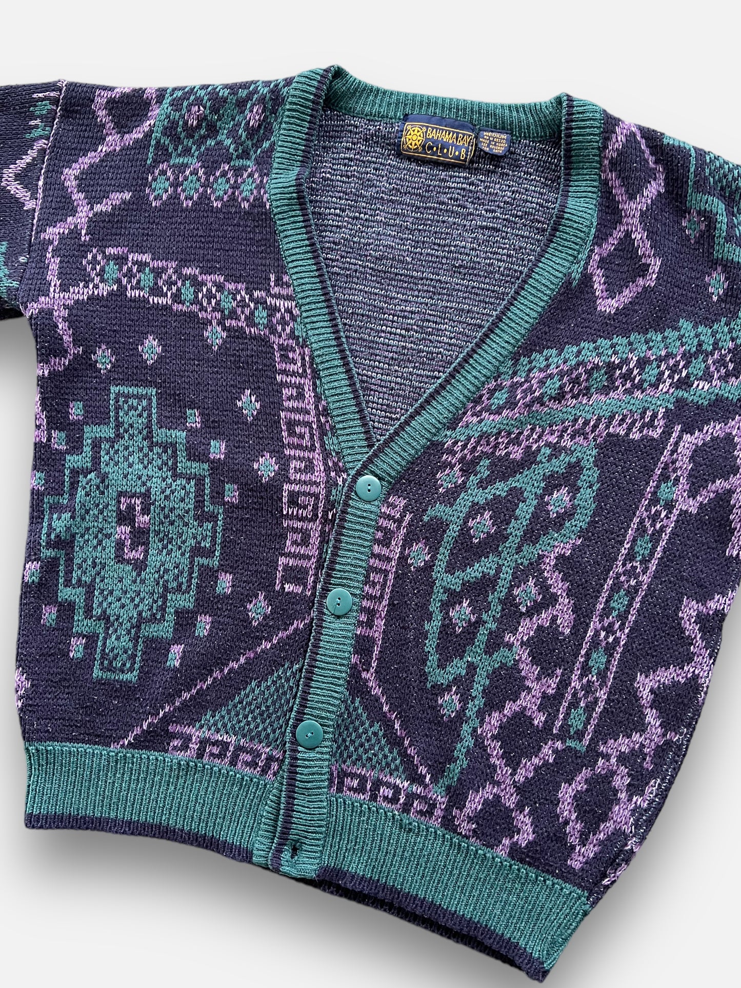 90s Bahama Bay Cardigan (M)