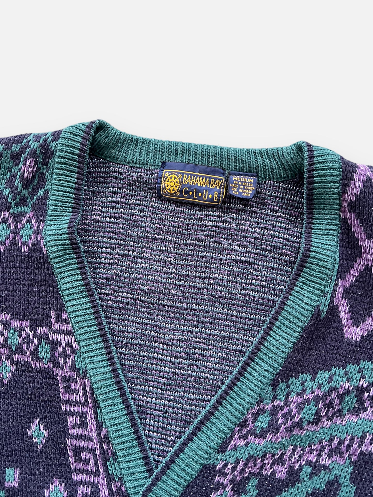 90s Bahama Bay Cardigan (M)