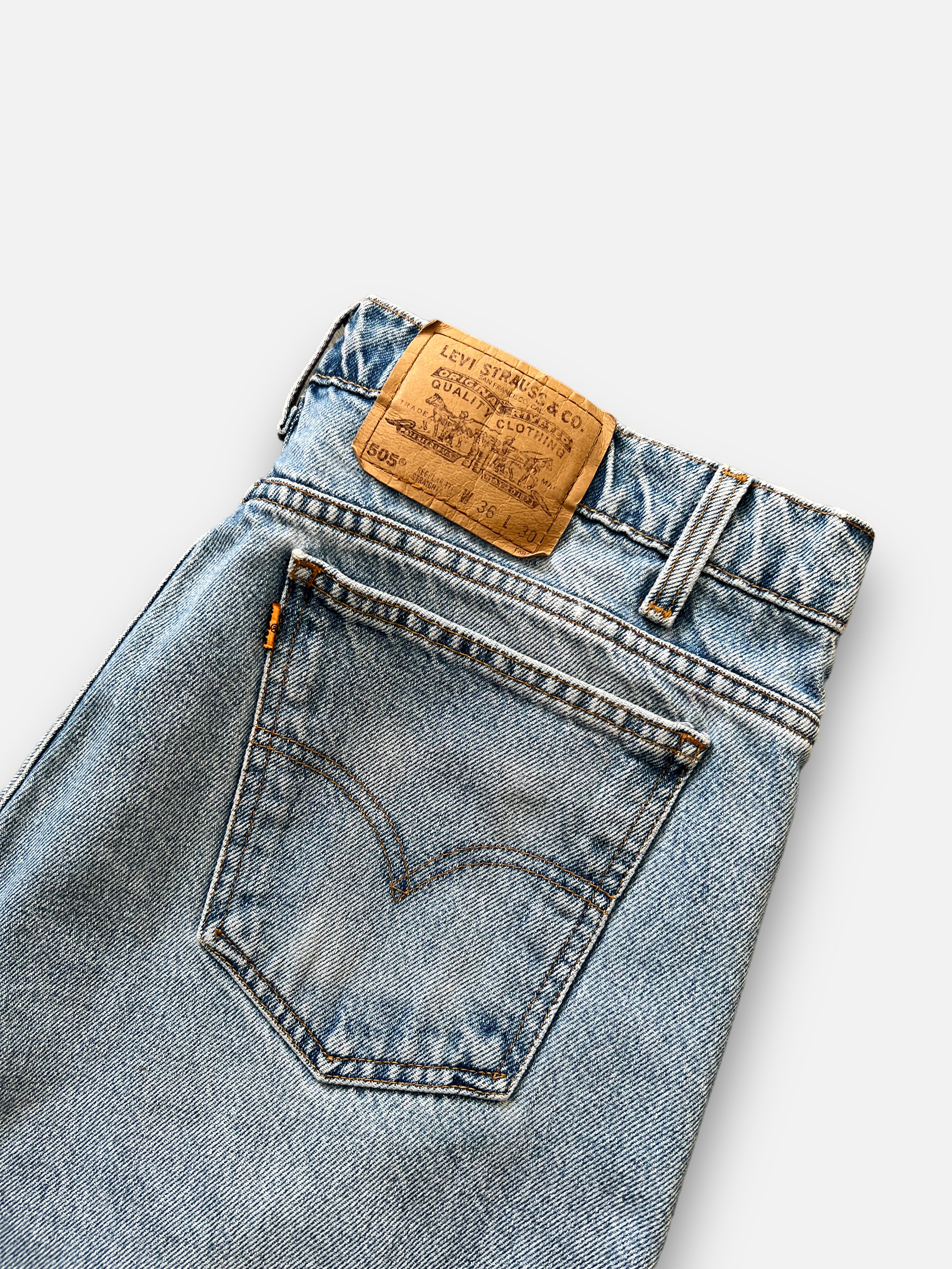 90s Levis 505 Orange Tab (35x30)