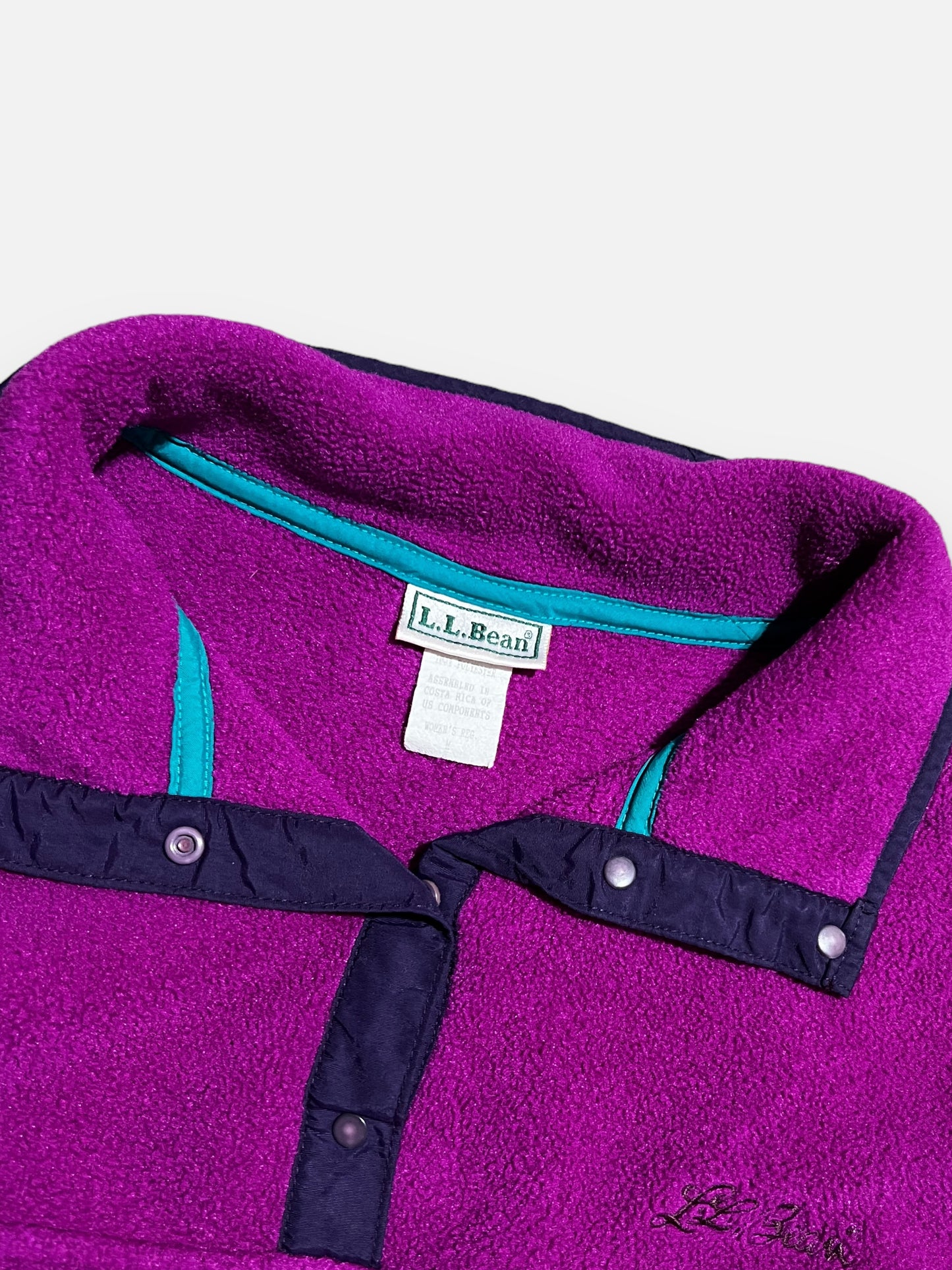 90s LL Bean Snap Fleece (M)