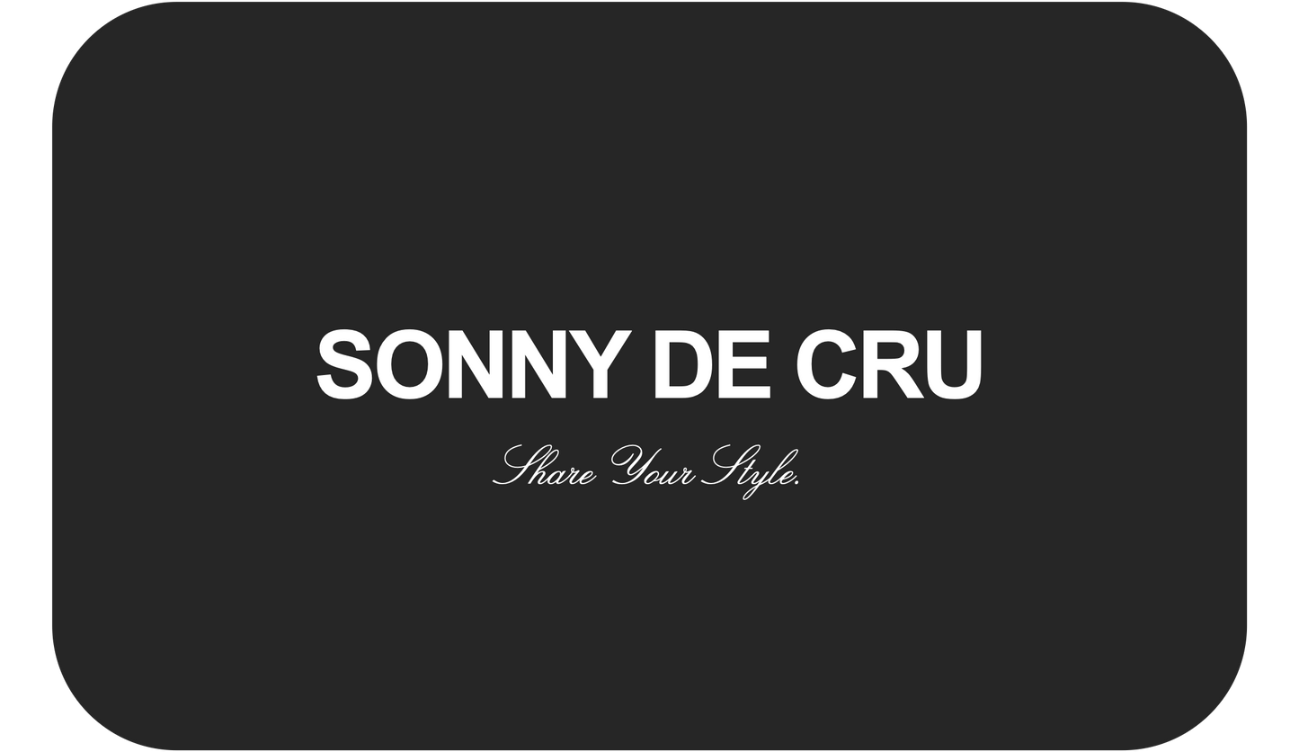 Sonny De Cru E-Gift Card